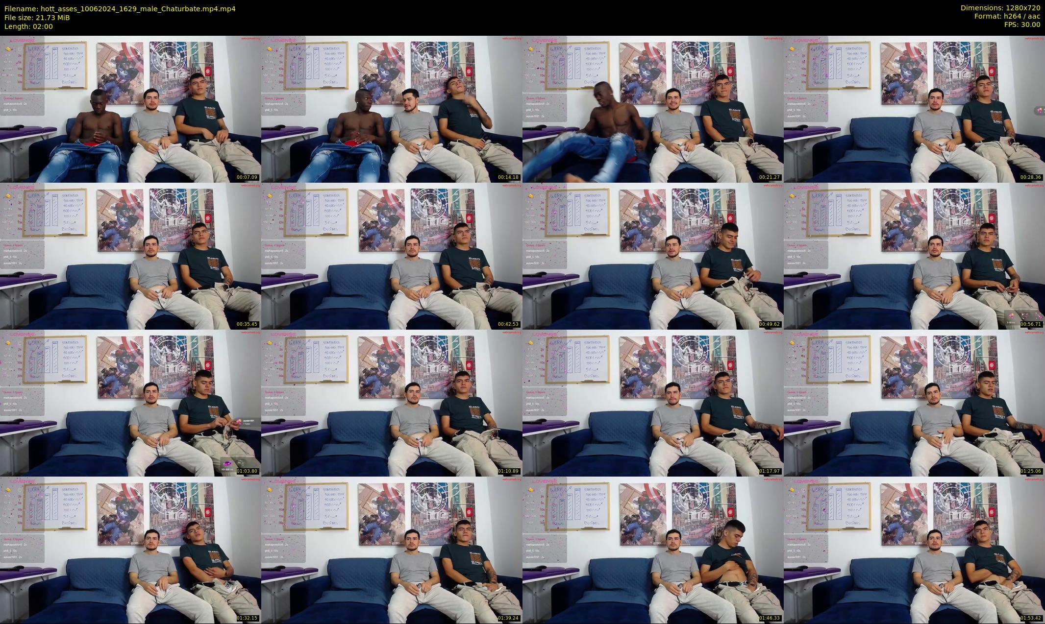 hott_asses — 2 minute Chaturbate male cam show recording, 720p, Jun 10, 2024