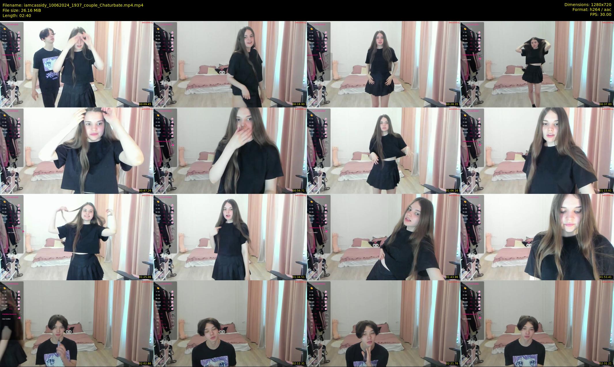 iamcassidy — 3 minute Chaturbate female cam show recording, 720p, Jun 10, 2024