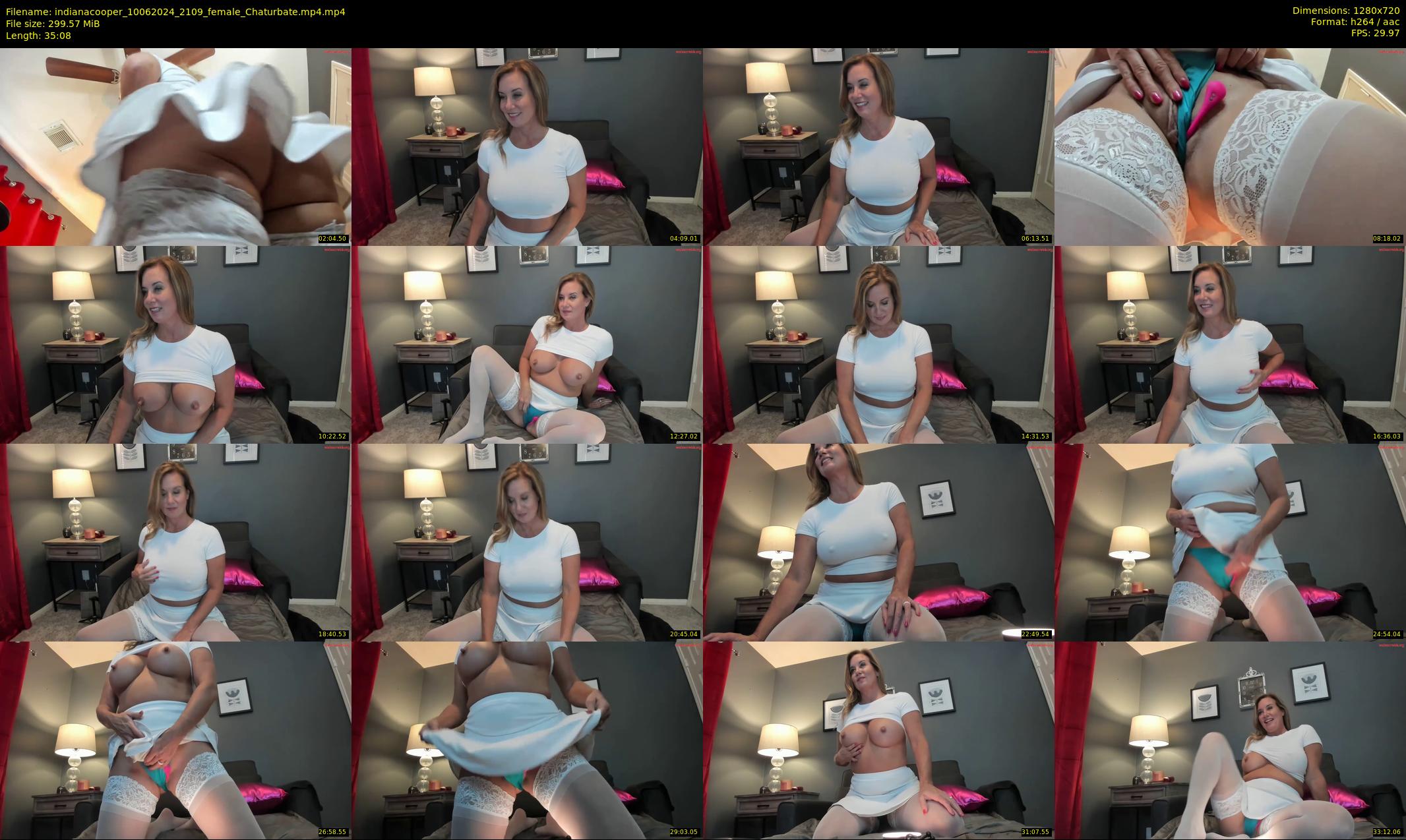 indianacooper — 36 minute Chaturbate female cam show recording, 720p, Jun 10, 2024