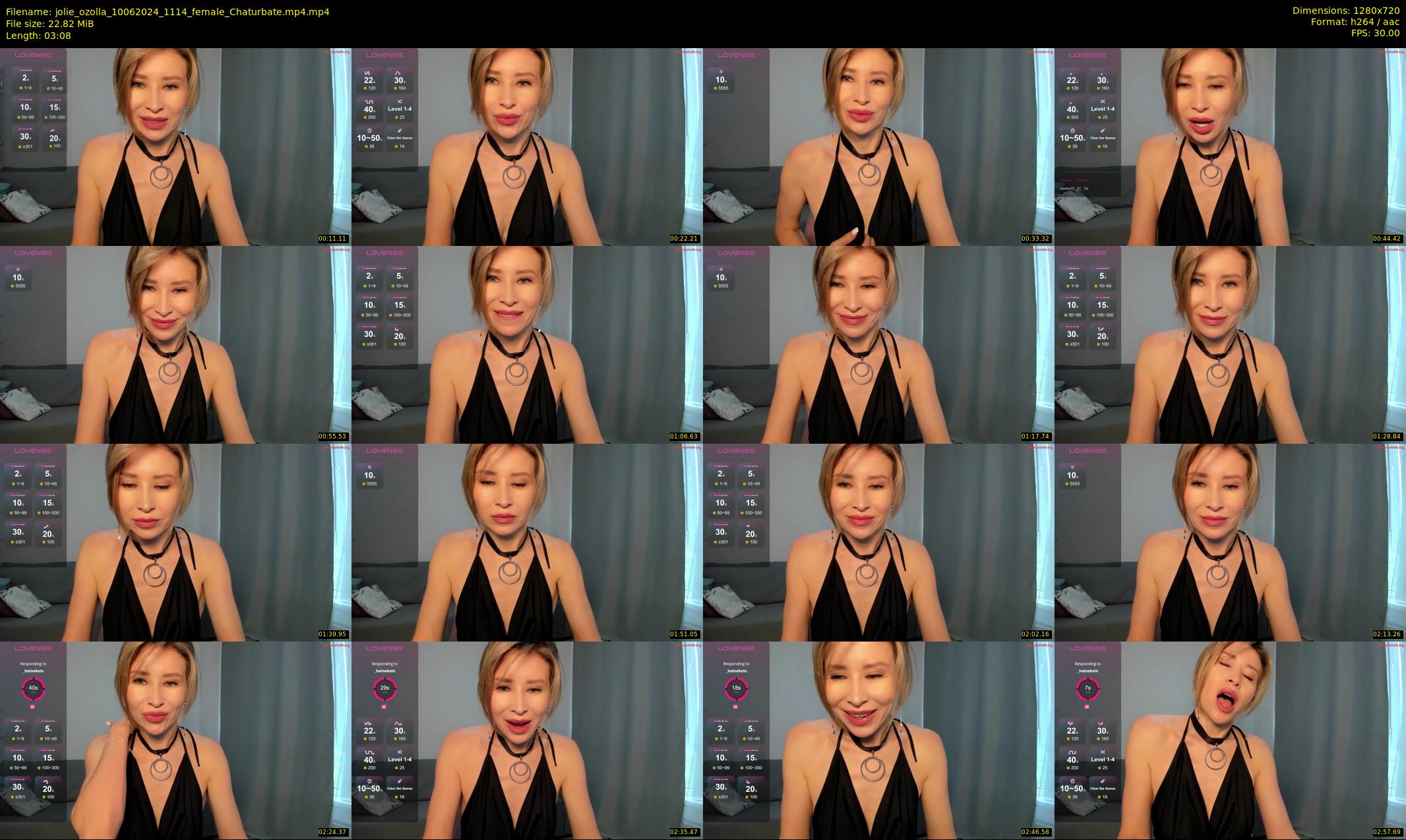 jolie_ozolla — 4 minute Chaturbate female cam show recording, 720p, Jun 10, 2024