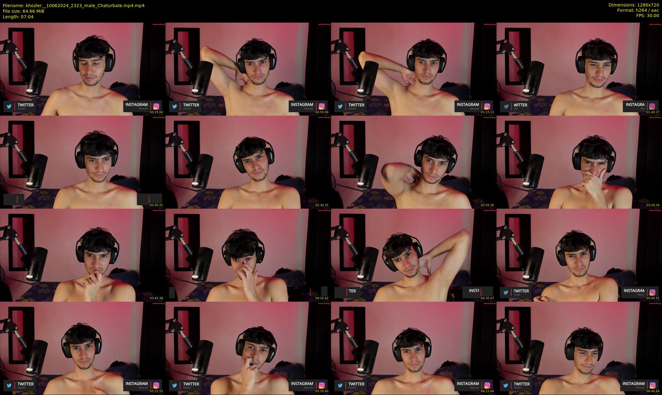 khozler_ — 8 minute Chaturbate male cam show recording, 720p, Jun 10, 2024