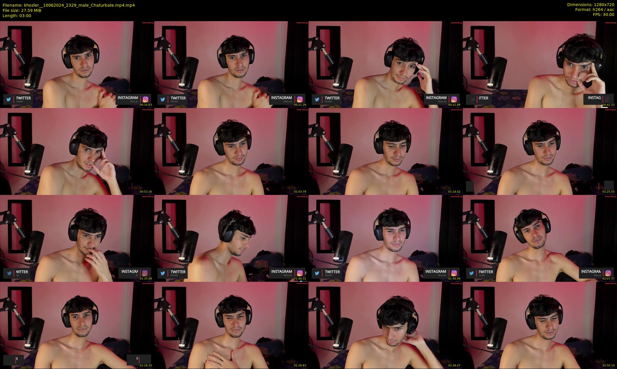 khozler_ — 3 minute Chaturbate male cam show recording, 720p, Jun 10, 2024
