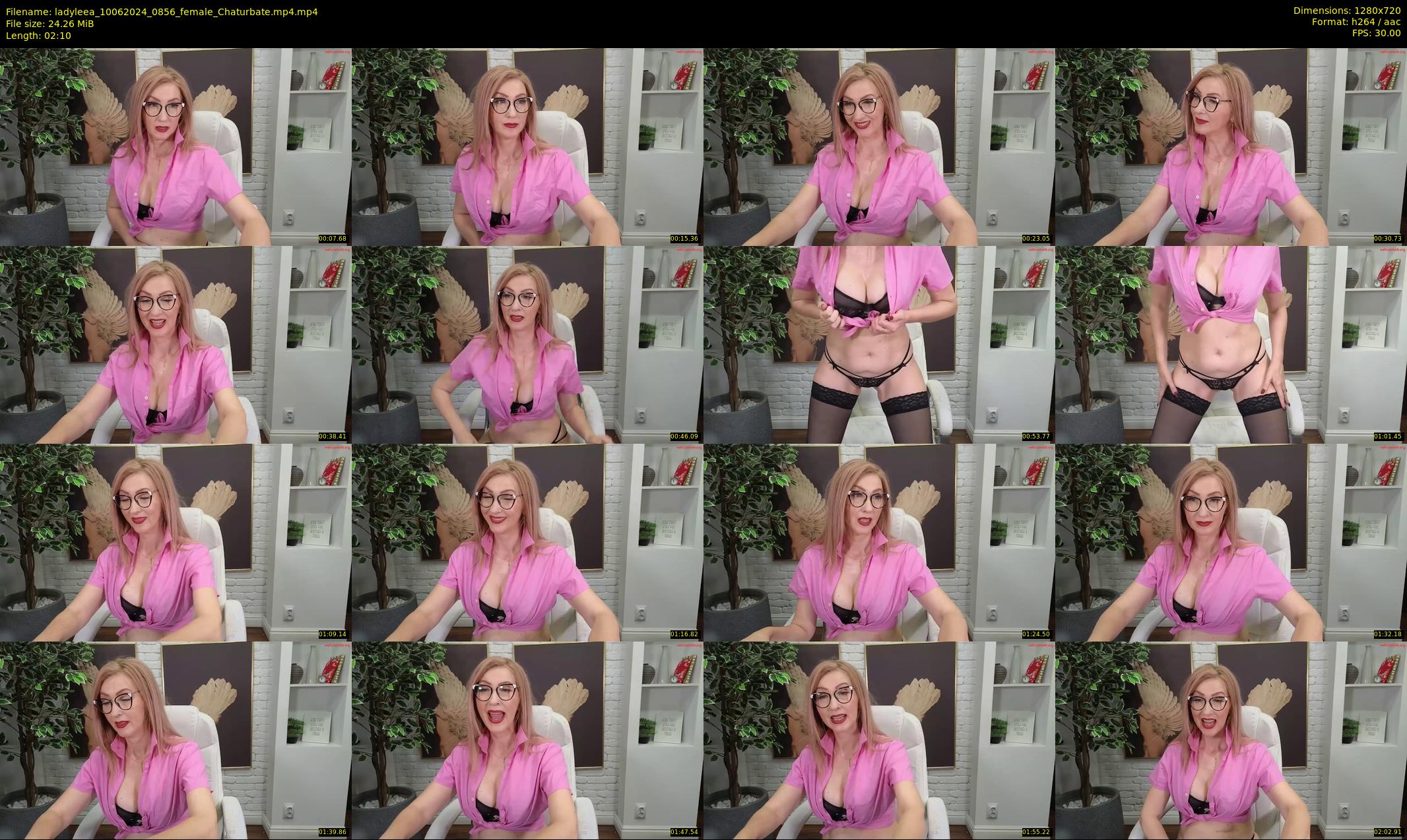 ladyleea — 3 minute Chaturbate female cam show recording, 720p, Jun 10, 2024
