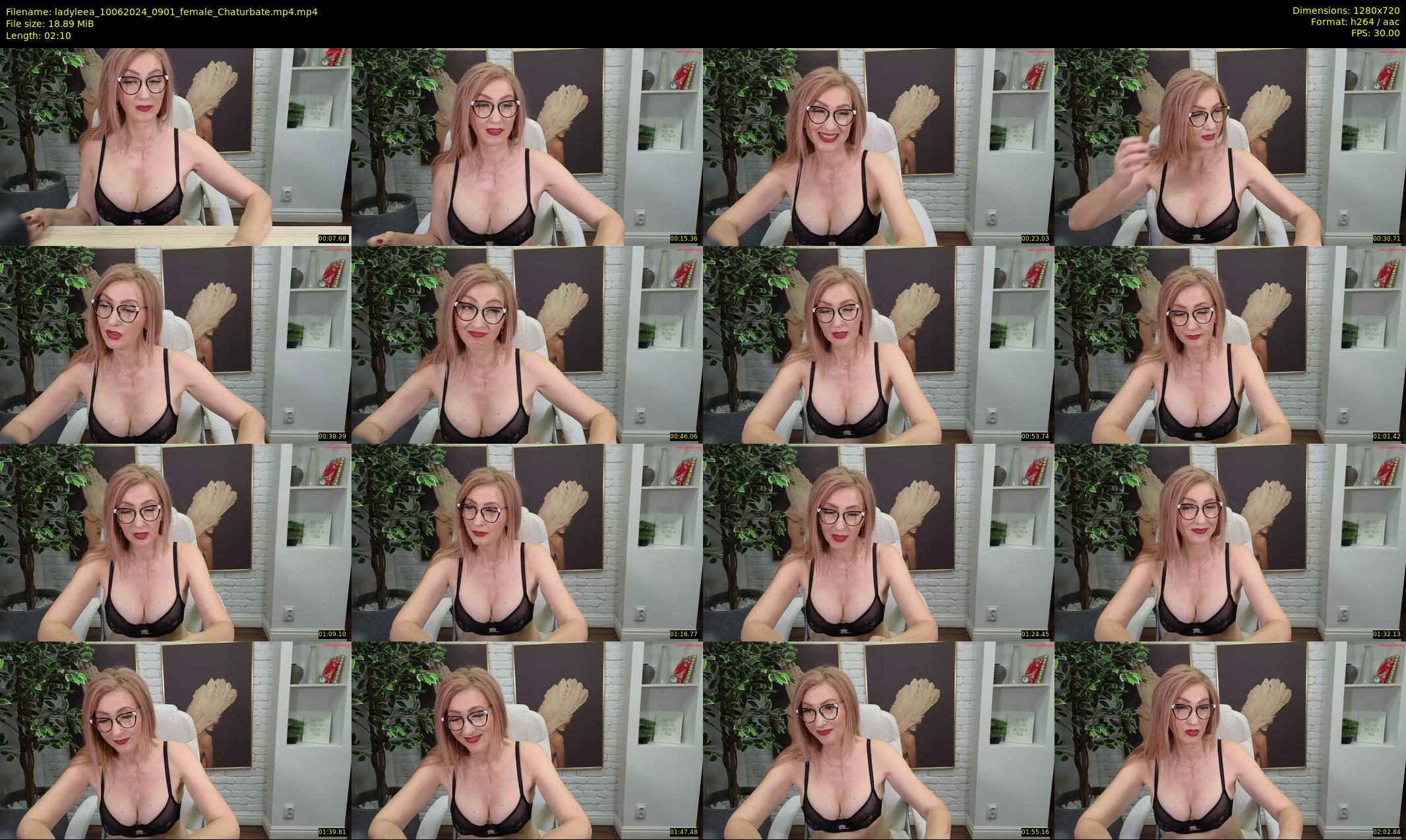 ladyleea — 3 minute Chaturbate female cam show recording, 720p, Jun 10, 2024
