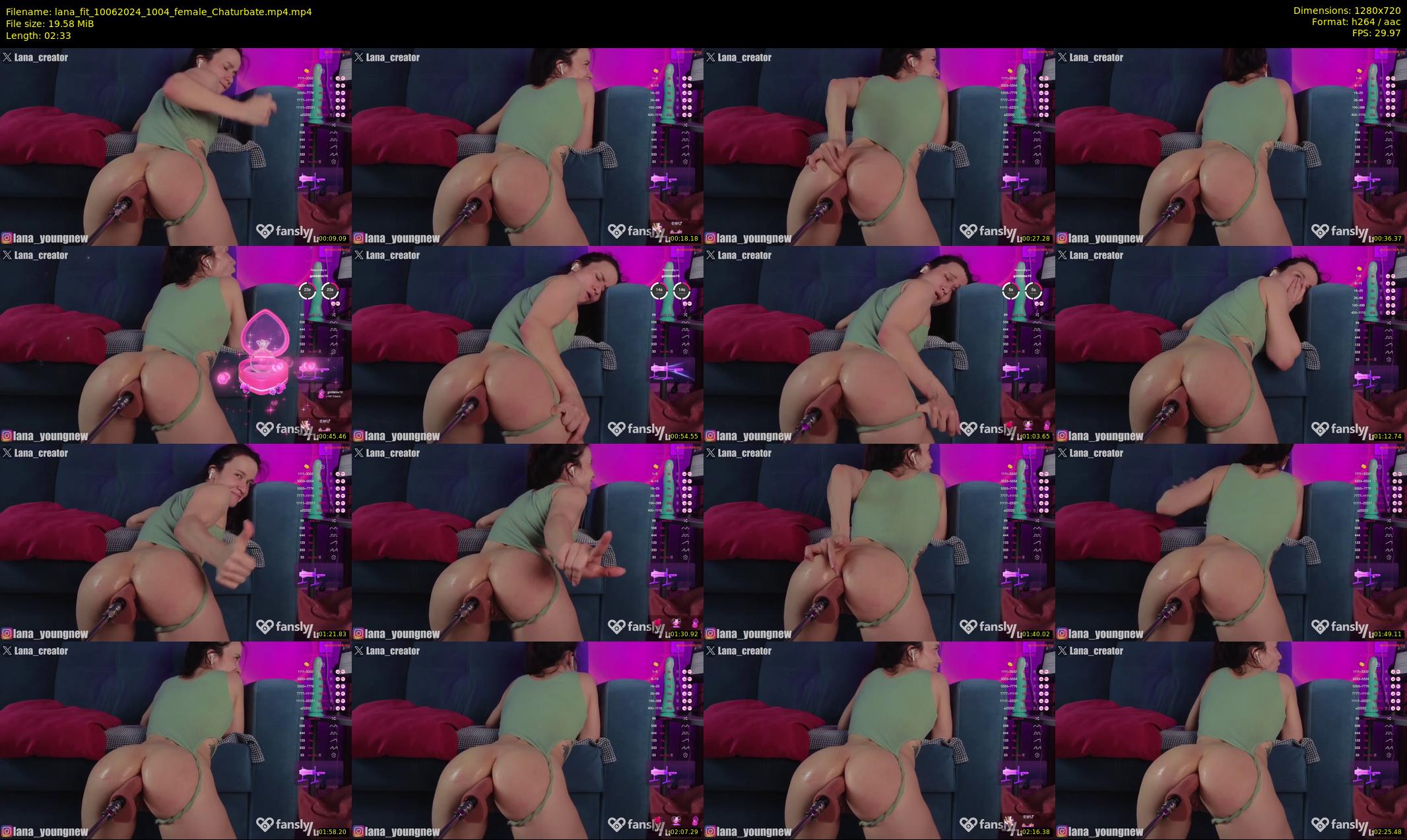 lana_fit — 3 minute Chaturbate female cam show recording, 720p, Jun 10, 2024