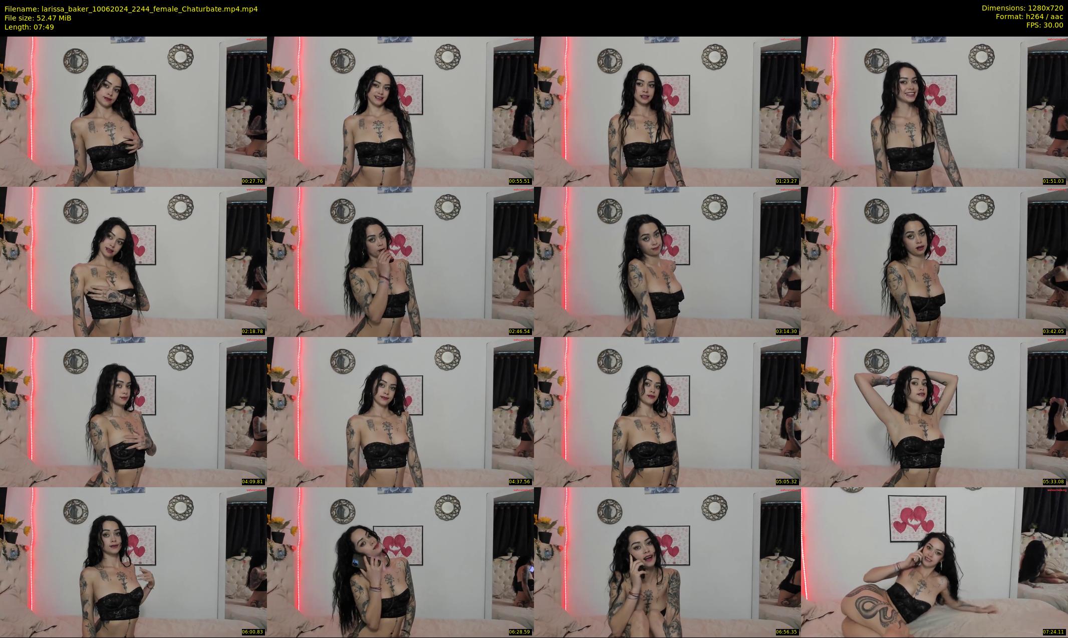 larissa_baker — 8 minute Chaturbate female cam show recording, 720p, Jun 10, 2024