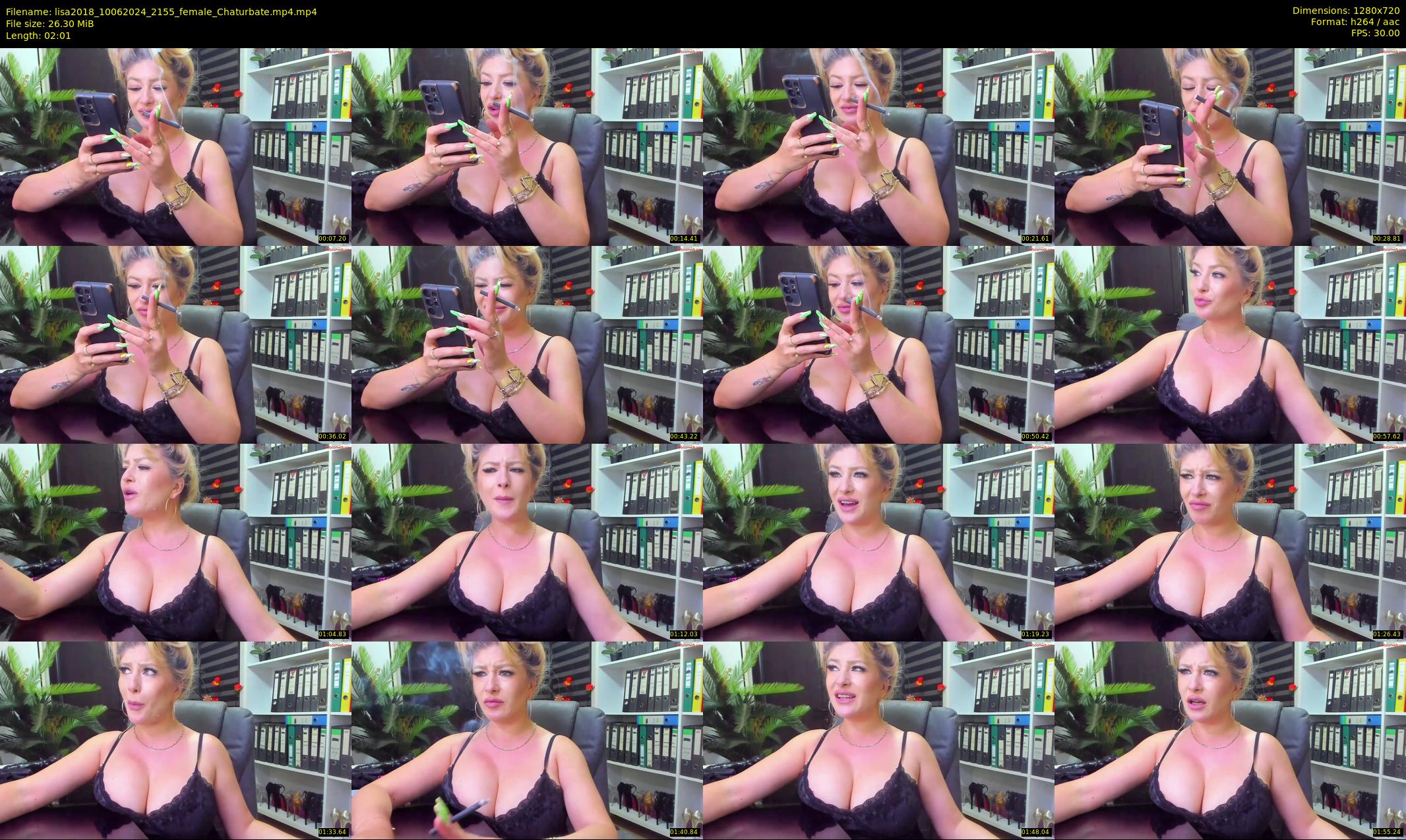 lisa2018 — 3 minute Chaturbate female cam show recording, 720p, Jun 10, 2024