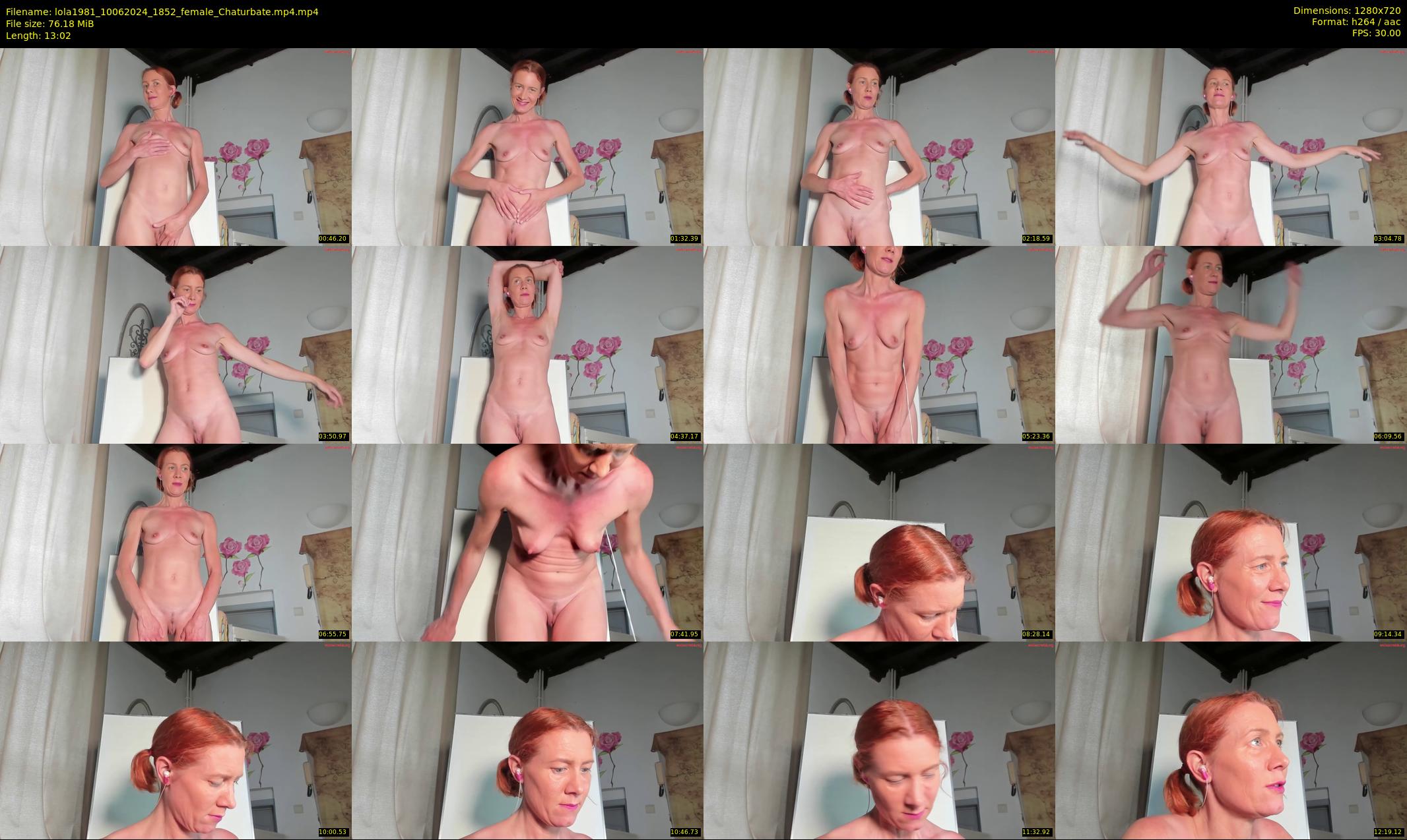 lola1981 — 14 minute Chaturbate female cam show recording, 720p, Jun 10, 2024