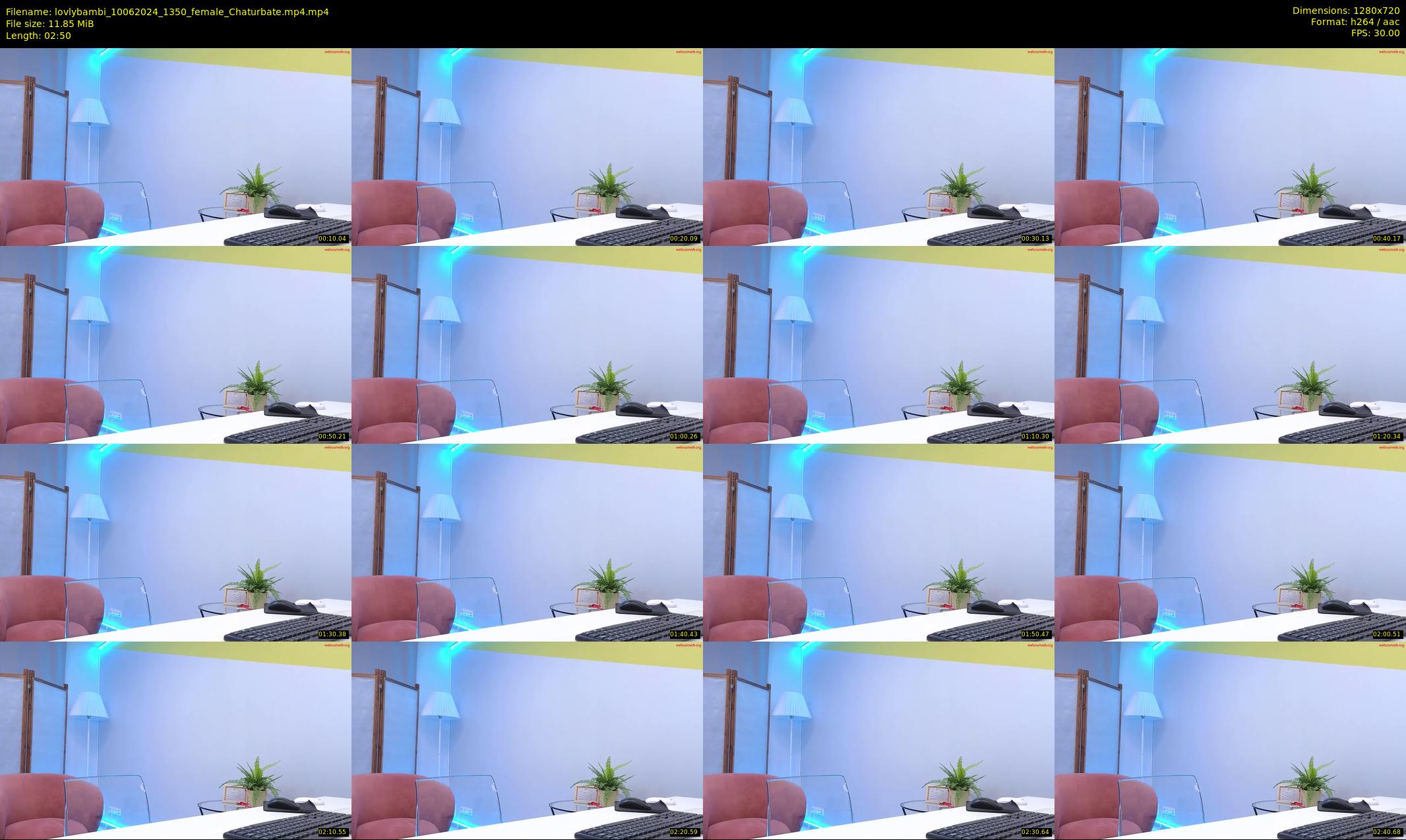 lovlybambi — 3 minute Chaturbate female cam show recording, 720p, Jun 10, 2024