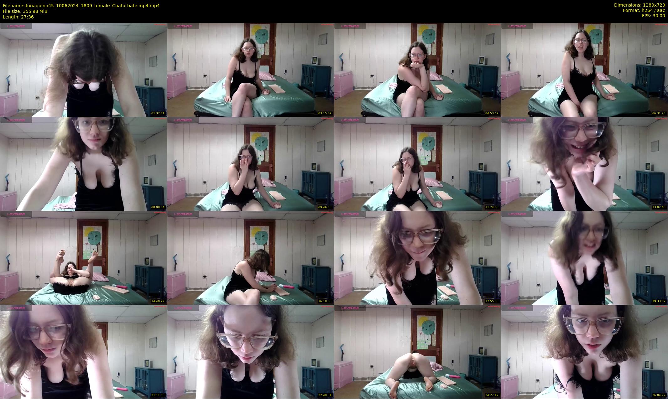 lunaquinn45 — 28 minute Chaturbate female cam show recording, 720p, Jun 10, 2024