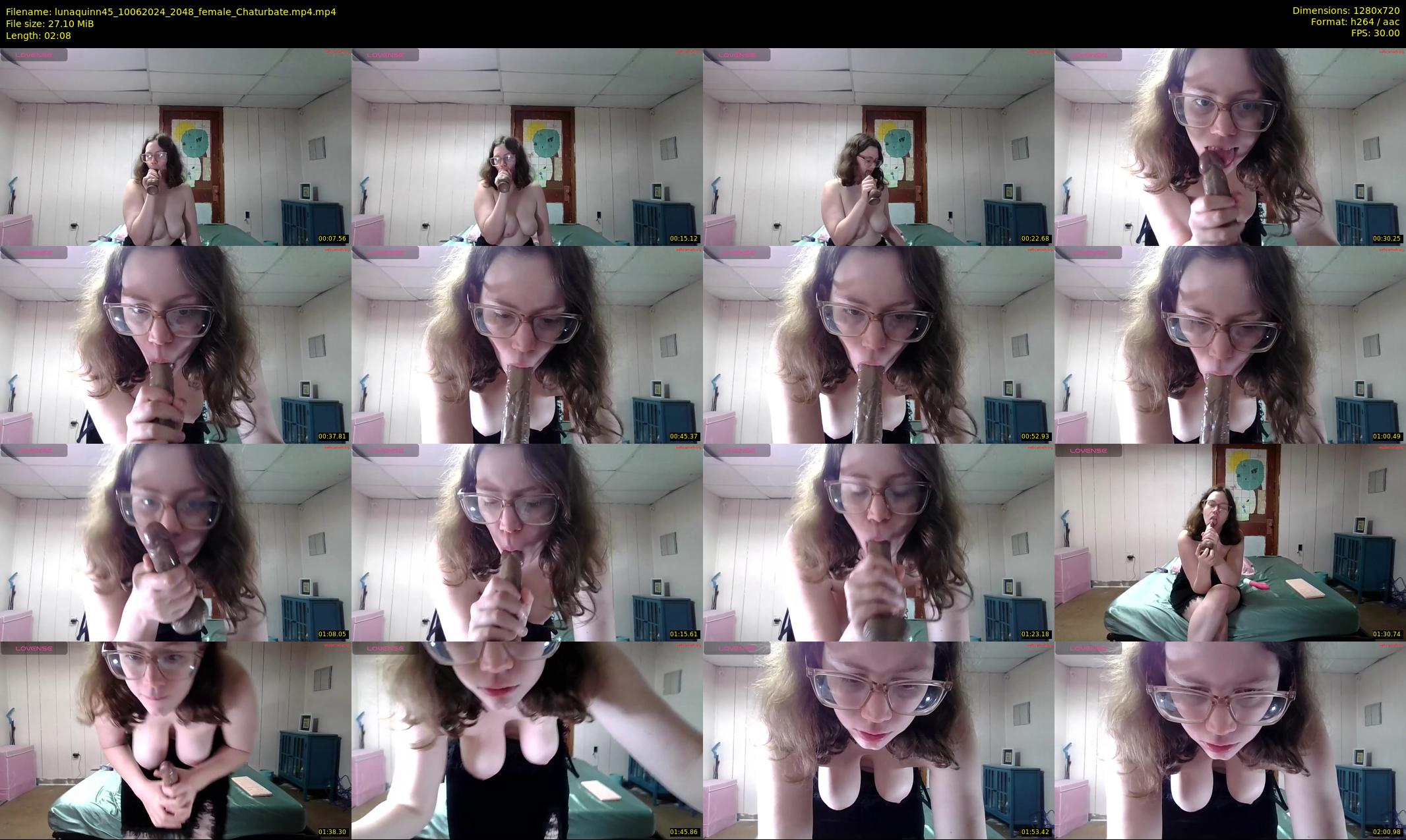 lunaquinn45 — 3 minute Chaturbate female cam show recording, 720p, Jun 10, 2024