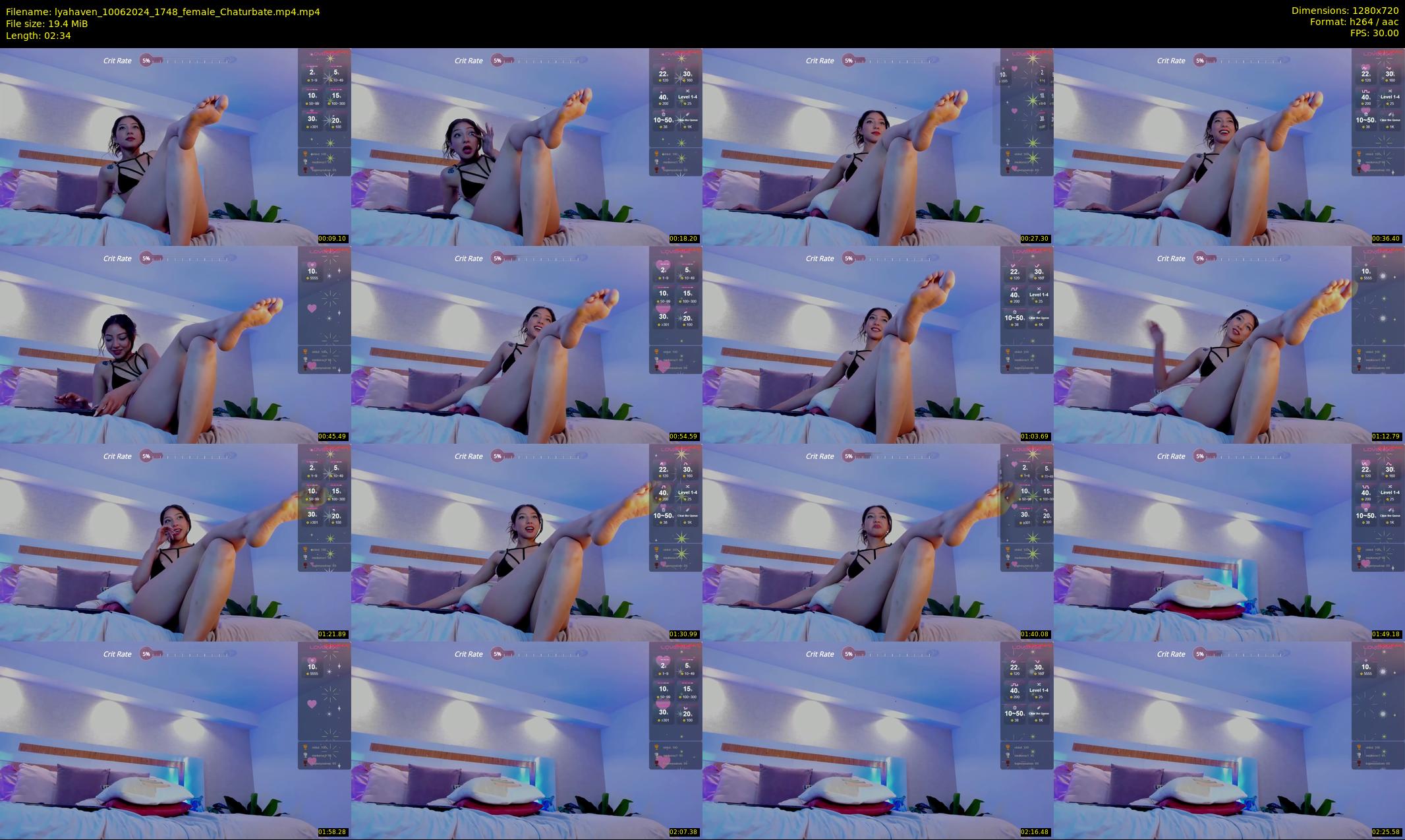 lyahaven — 3 minute Chaturbate female cam show recording, 720p, Jun 10, 2024
