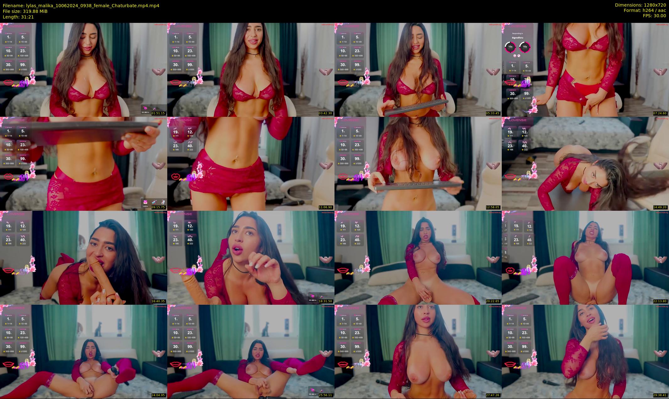 lylas_malika — 32 minute Chaturbate female cam show recording, 720p, Jun 10, 2024