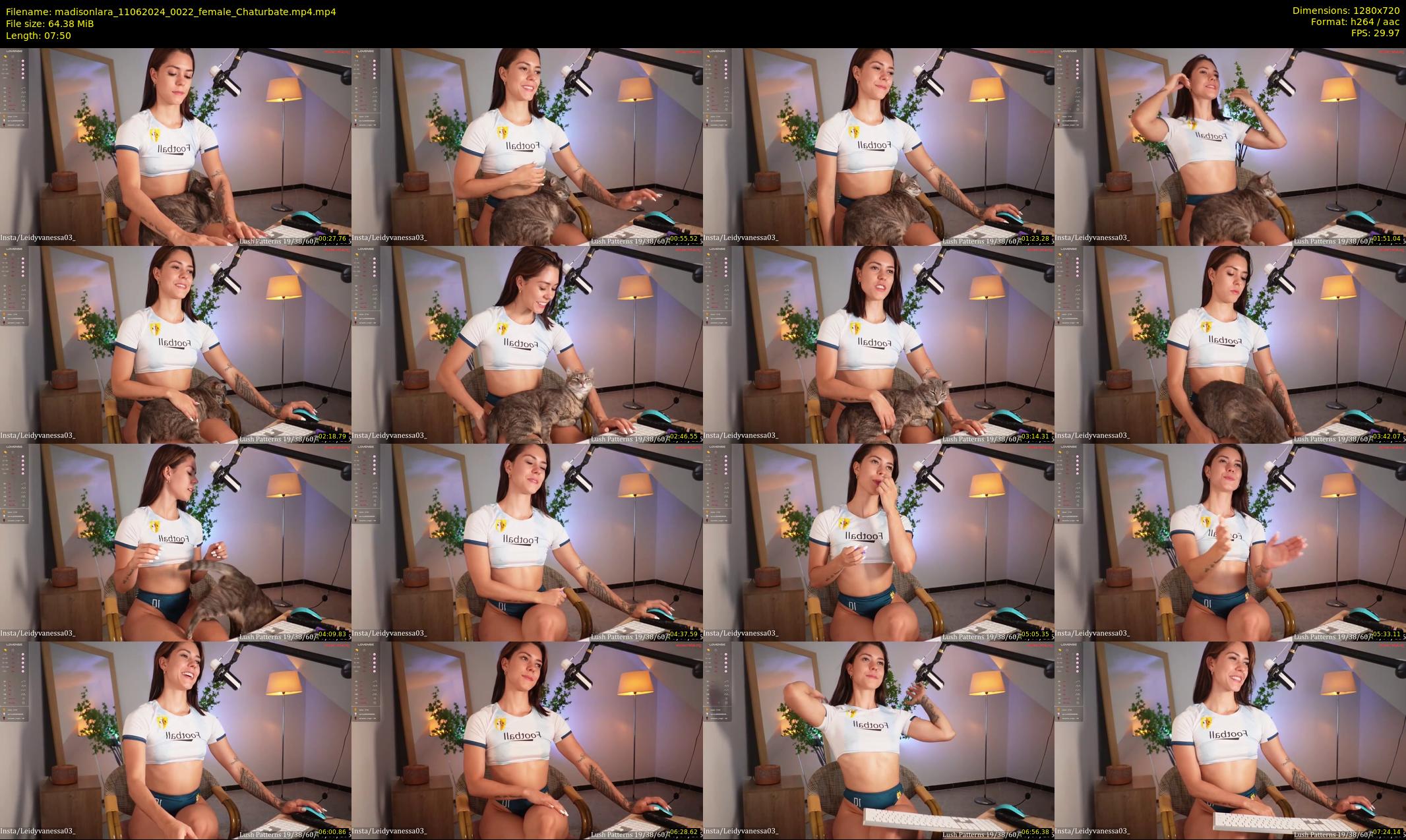 madisonlara — 8 minute Chaturbate female cam show recording, 720p, Jun 11, 2024