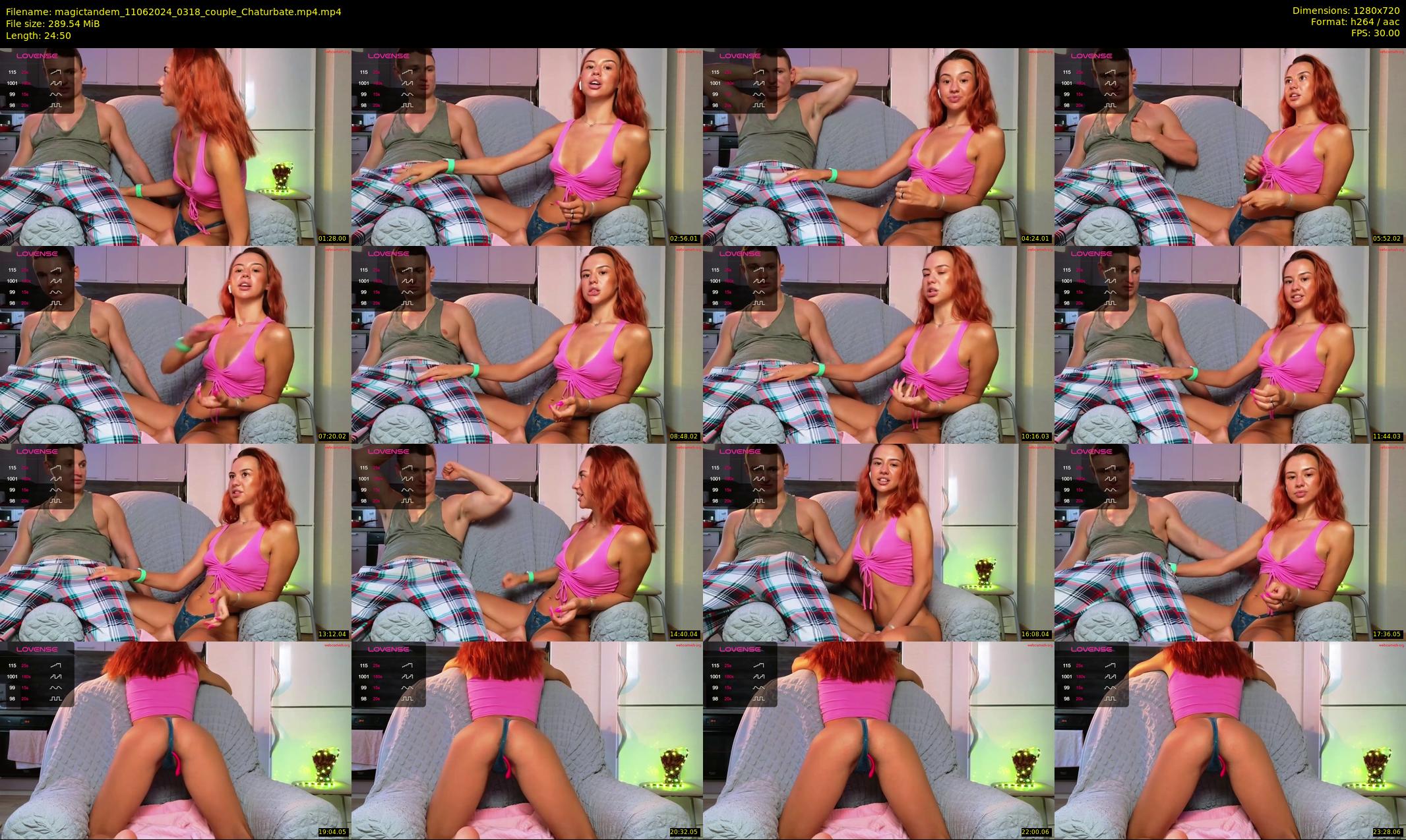 magictandem — 25 minute Chaturbate couple cam show recording, 720p, Jun 11, 2024