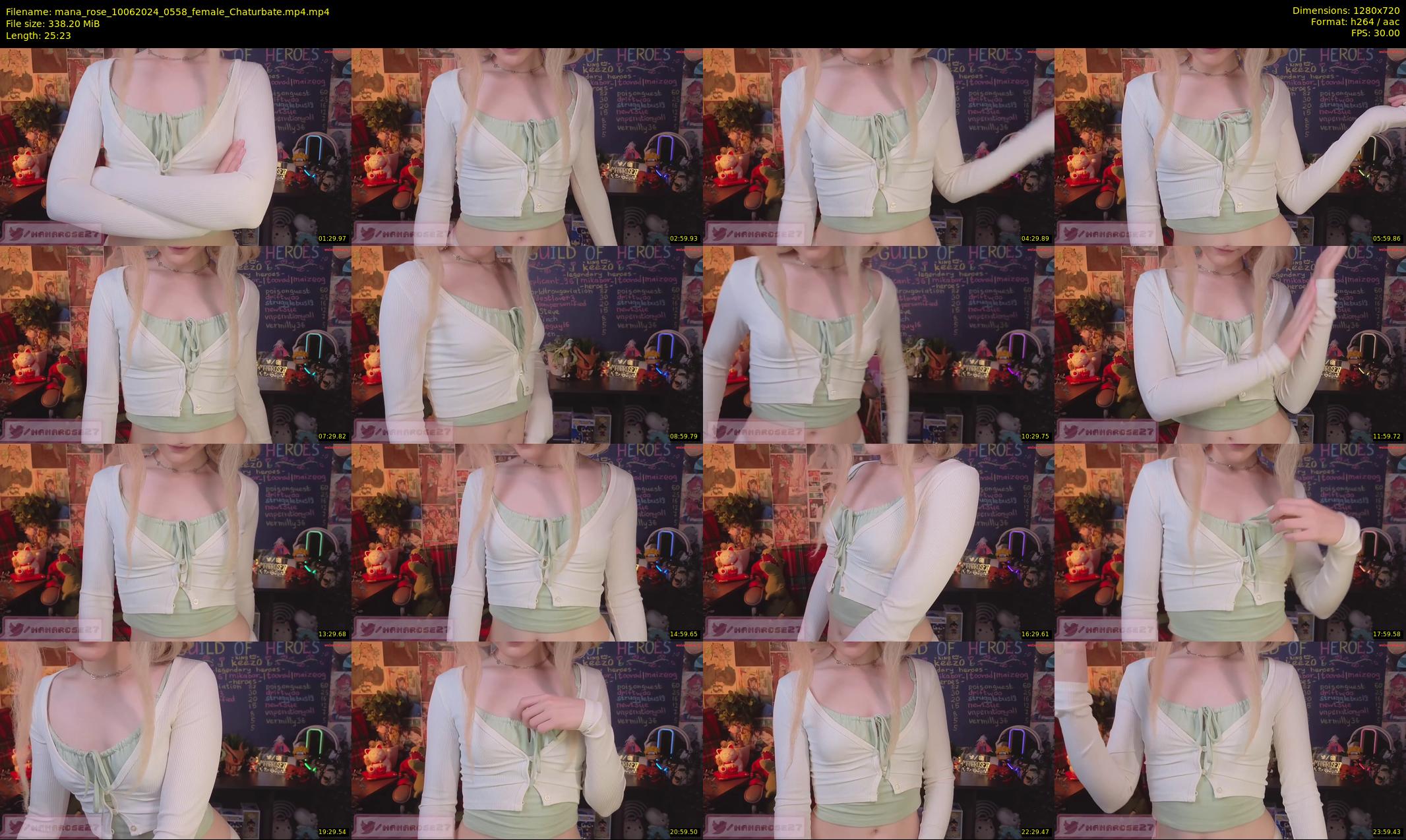 mana_rose — 26 minute Chaturbate female cam show recording, 720p, Jun 10, 2024