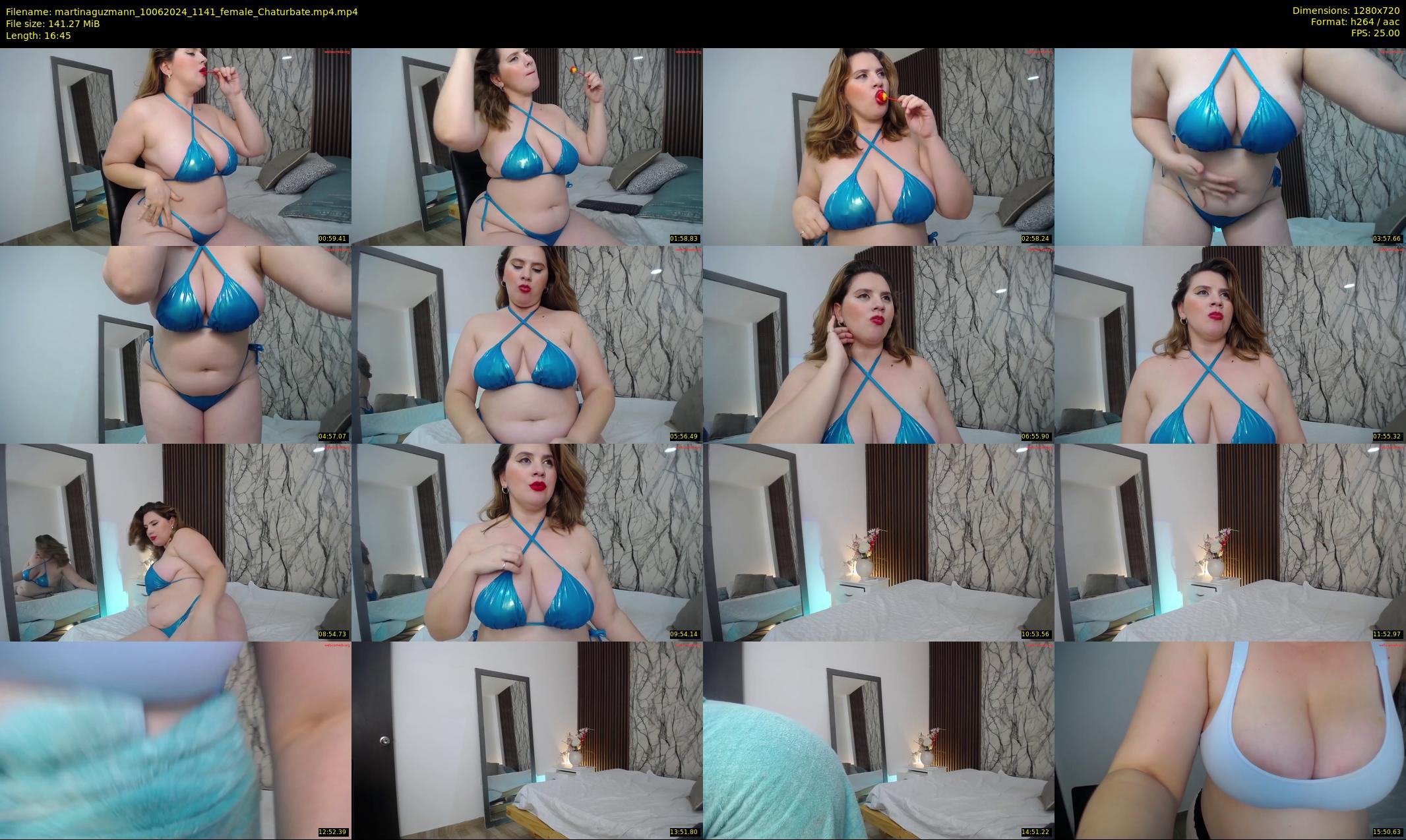 martinaguzmann — 17 minute Chaturbate female cam show recording, 720p, Jun 10, 2024
