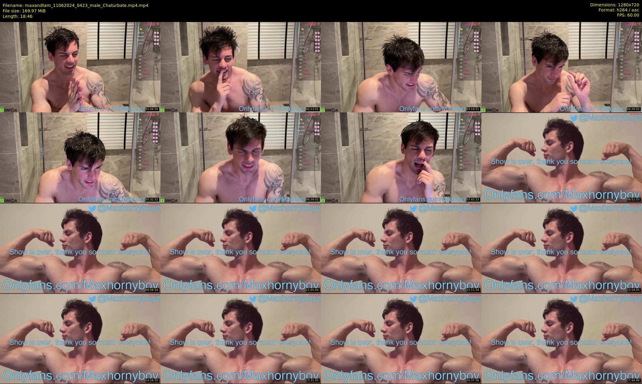maxandtam — 19 minute Chaturbate couple cam show recording, 720p, Jun 11, 2024
