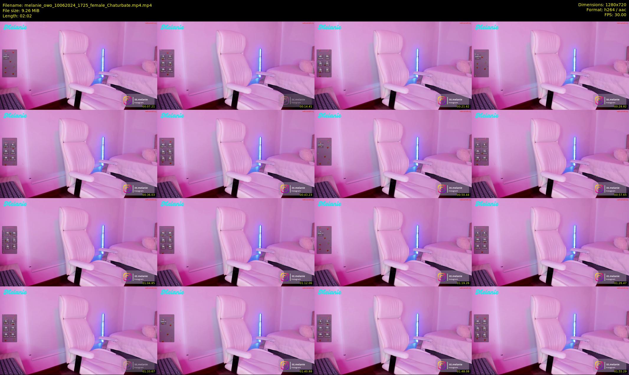 melanie_owo — 3 minute Chaturbate female cam show recording, 720p, Jun 10, 2024