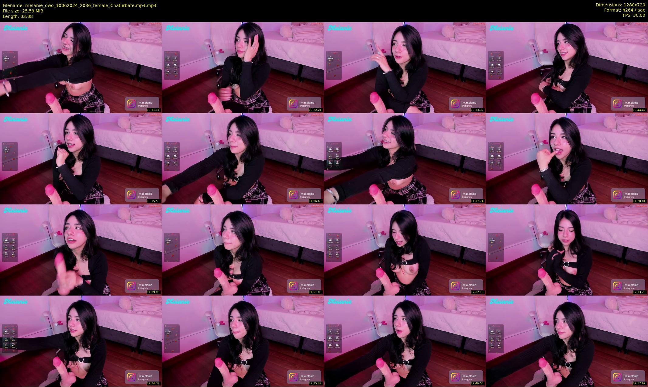 melanie_owo — 4 minute Chaturbate female cam show recording, 720p, Jun 10, 2024