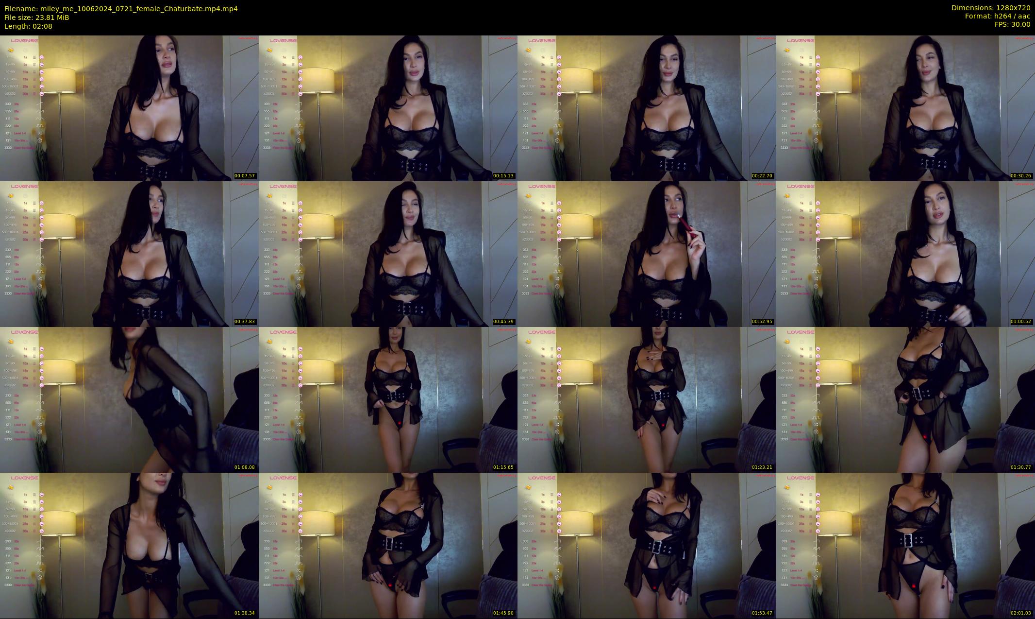 miley_me — 3 minute Chaturbate female cam show recording, 720p, Jun 10, 2024