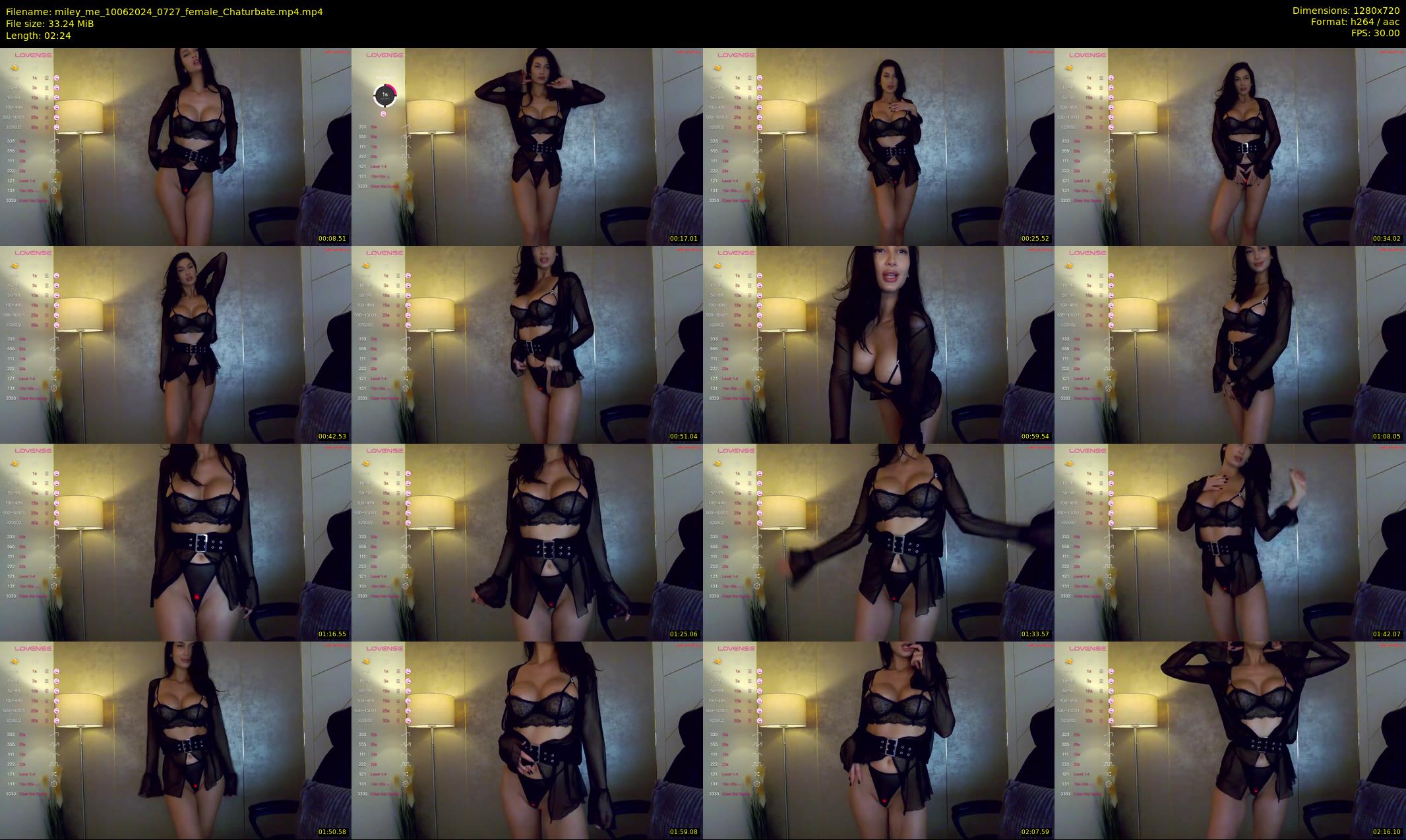 miley_me — 3 minute Chaturbate female cam show recording, 720p, Jun 10, 2024