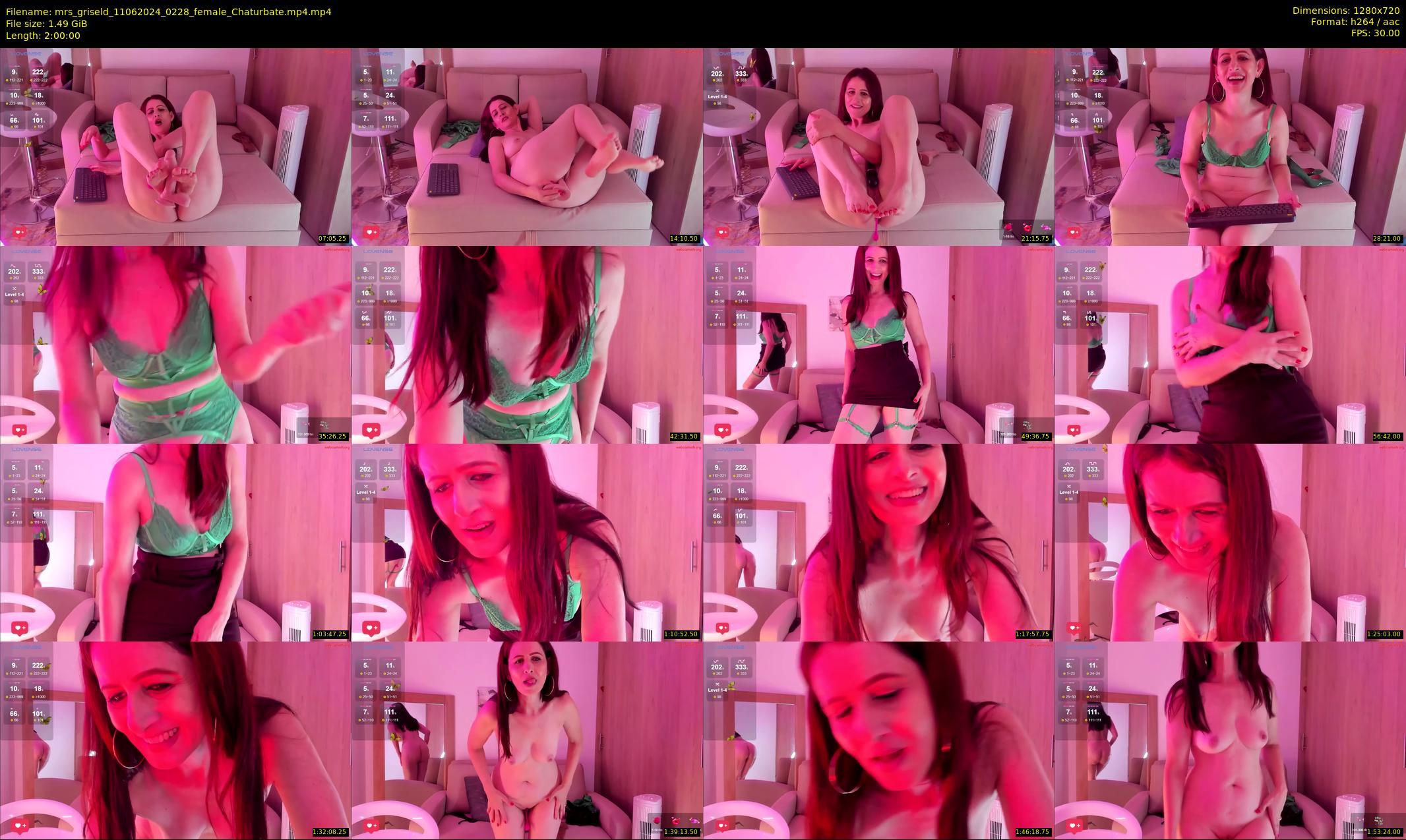 mrs_griseld — 120 minute Chaturbate female cam show recording, 720p, Jun 11, 2024