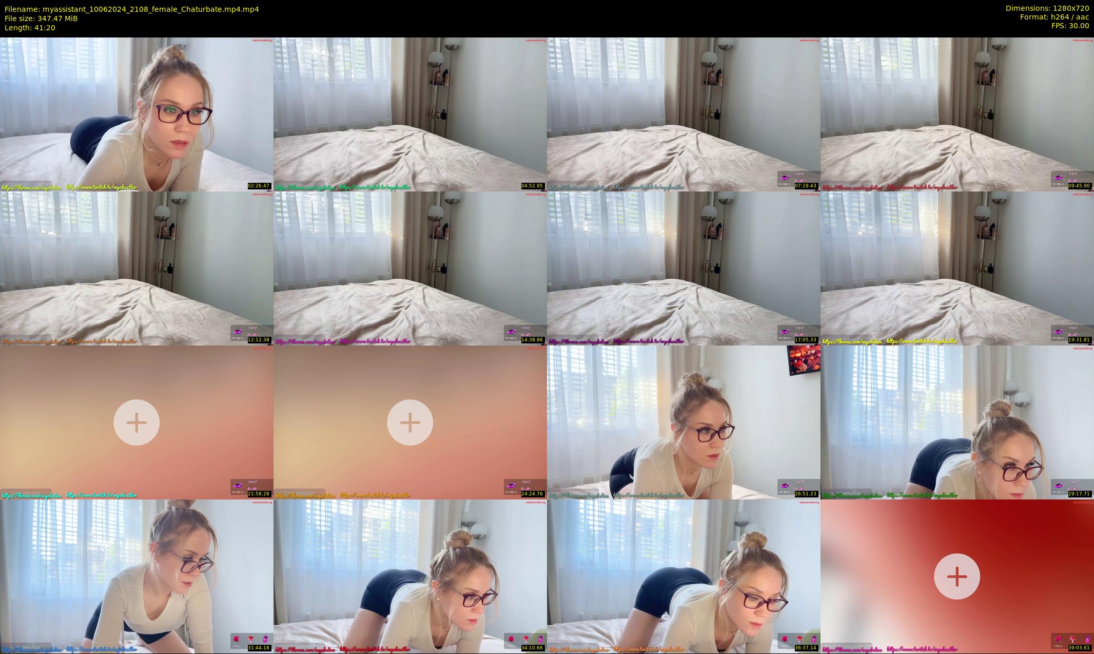 myassistant — 42 minute Chaturbate female cam show recording, 720p, Jun 10, 2024