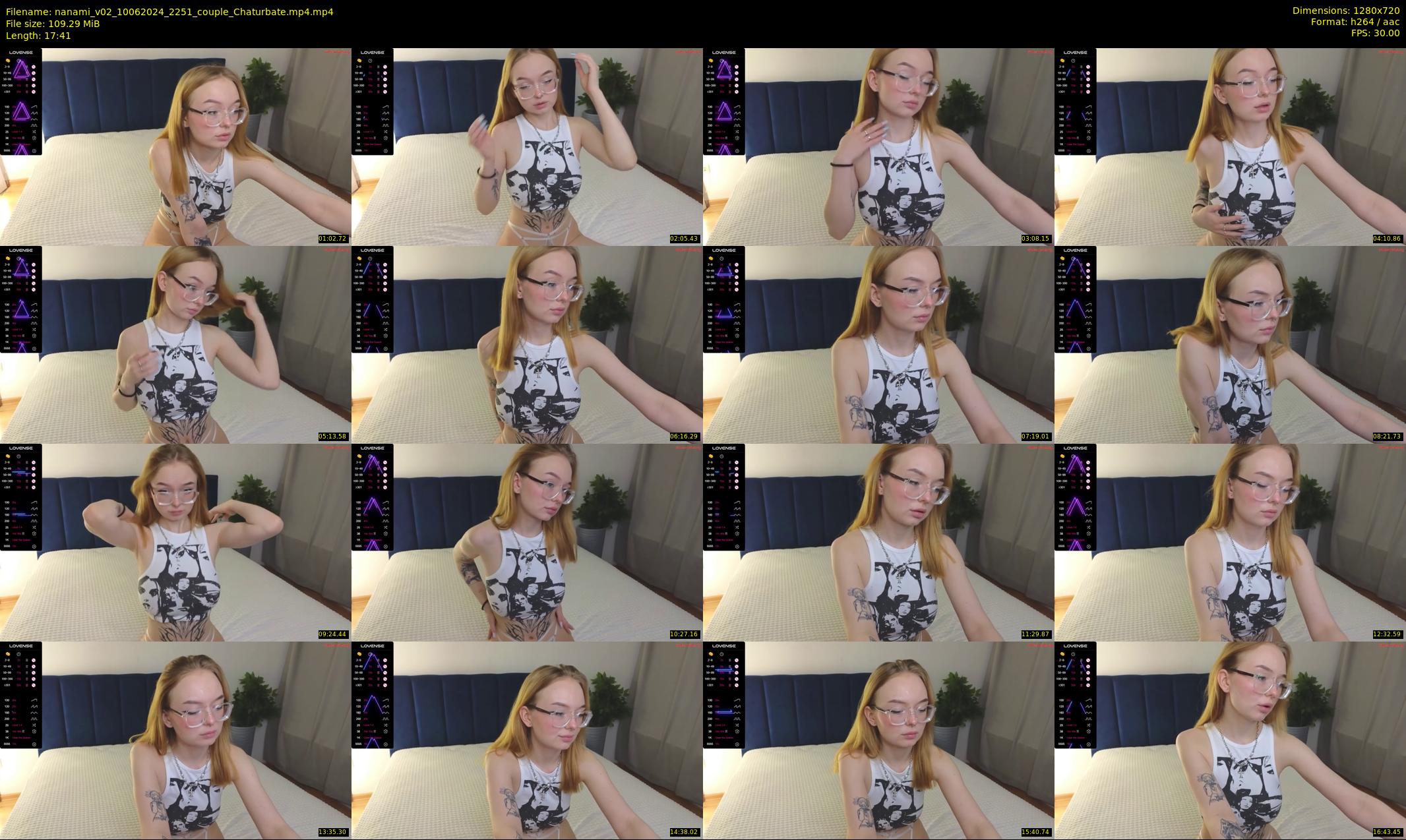 nanami_v02 — 18 minute Chaturbate couple cam show recording, 720p, Jun 10, 2024