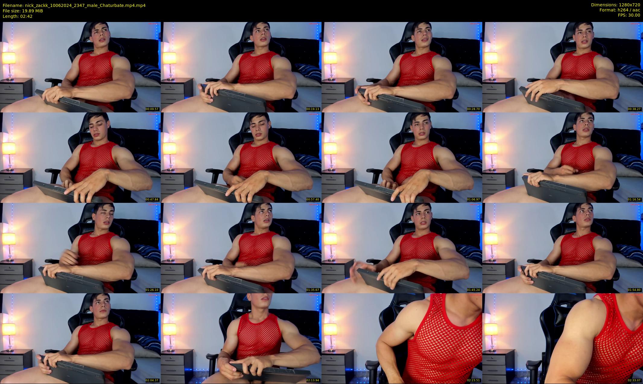 nick_zackk — 3 minute Chaturbate male cam show recording, 720p, Jun 10, 2024