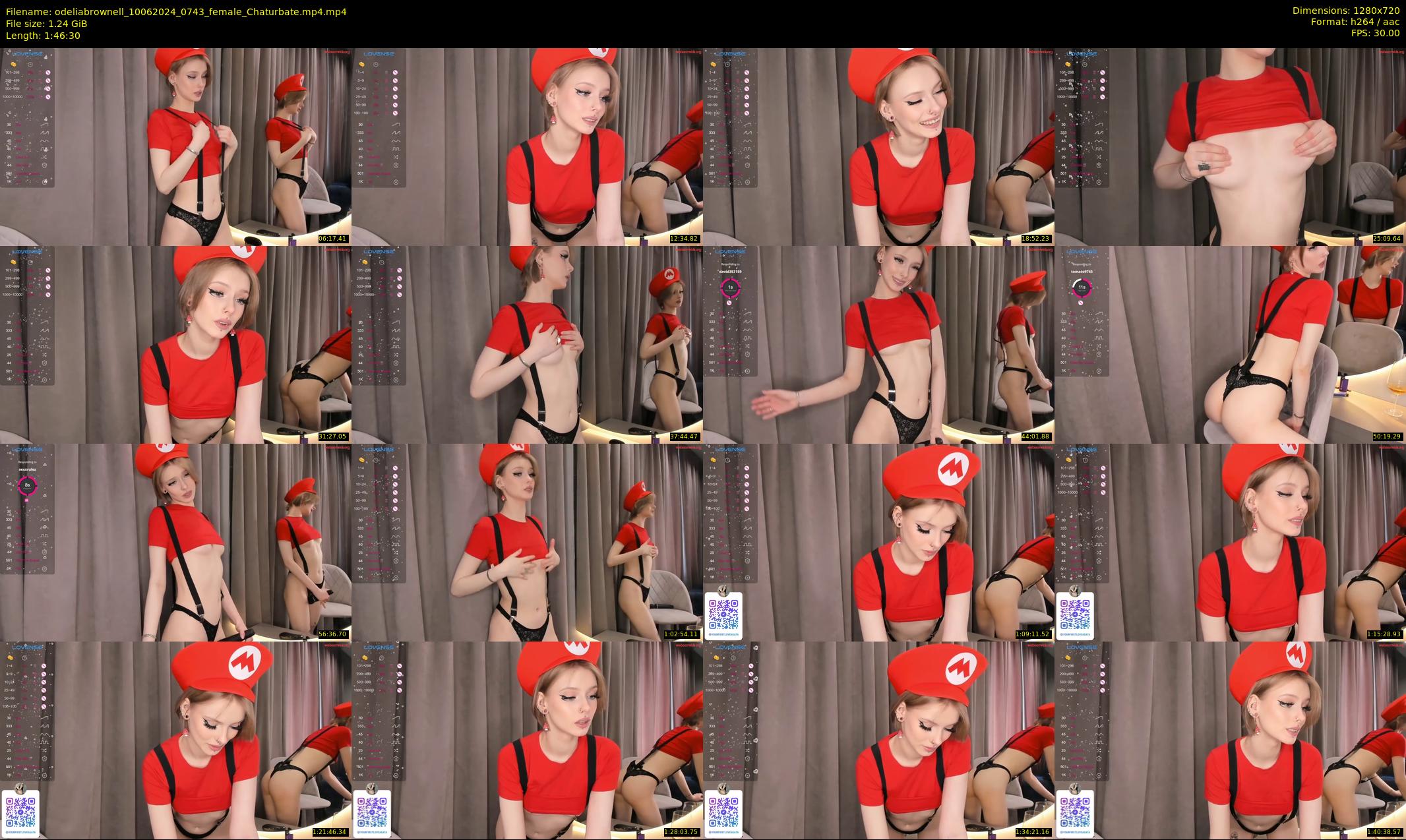 odeliabrownell — 107 minute Chaturbate female cam show recording, 720p, Jun 10, 2024