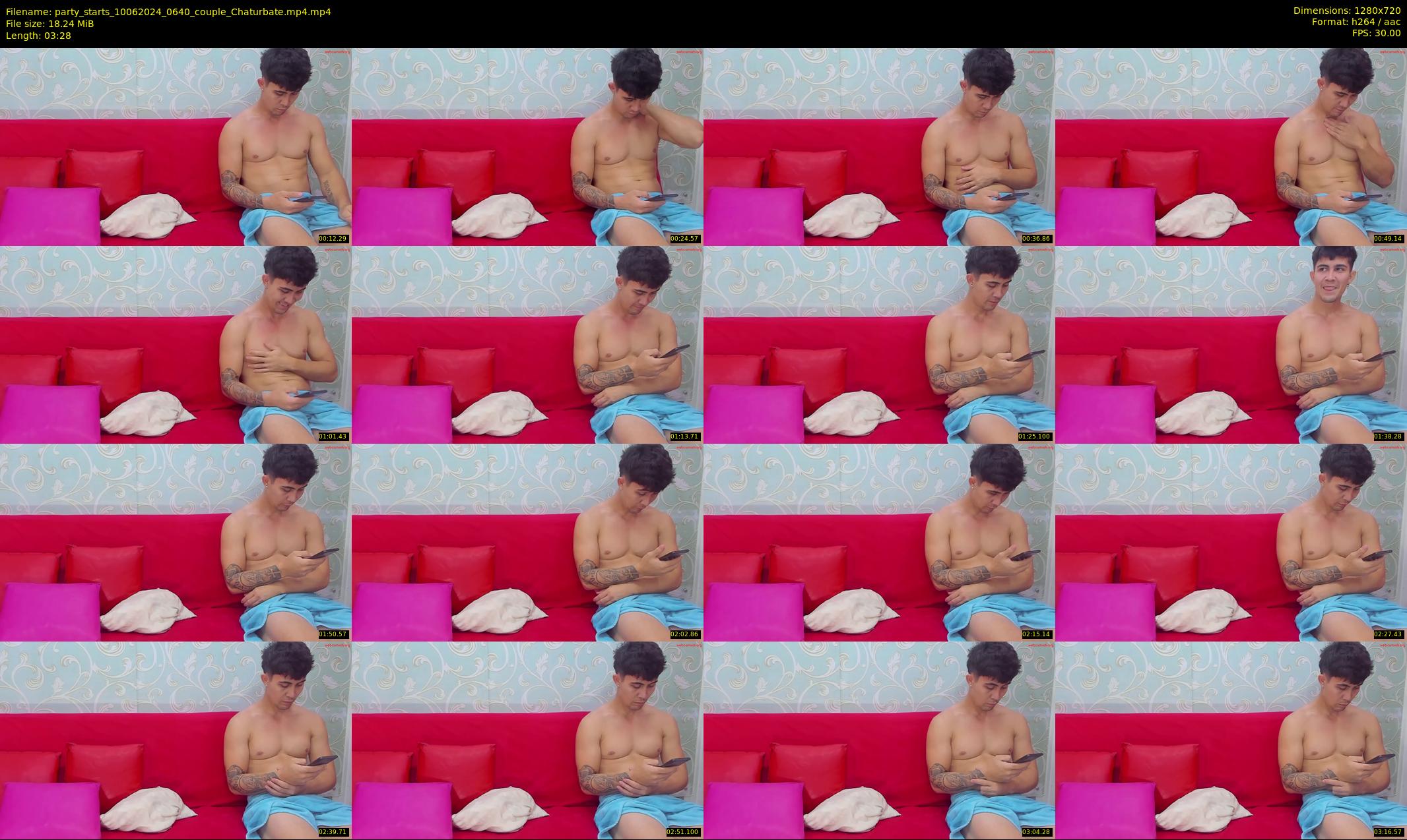 party_starts — 4 minute Chaturbate couple cam show recording, 720p, Jun 10, 2024