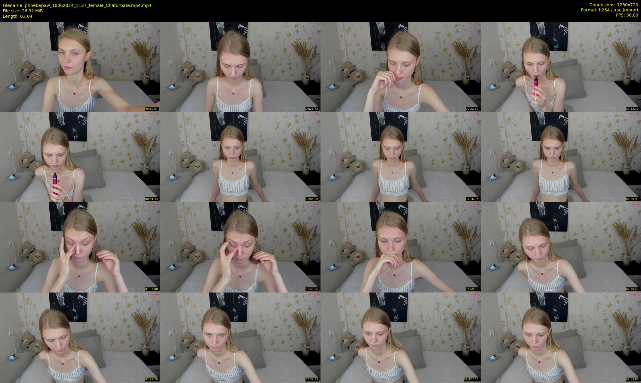 phoebepaw — 4 minute Chaturbate female cam show recording, 720p, Jun 10, 2024