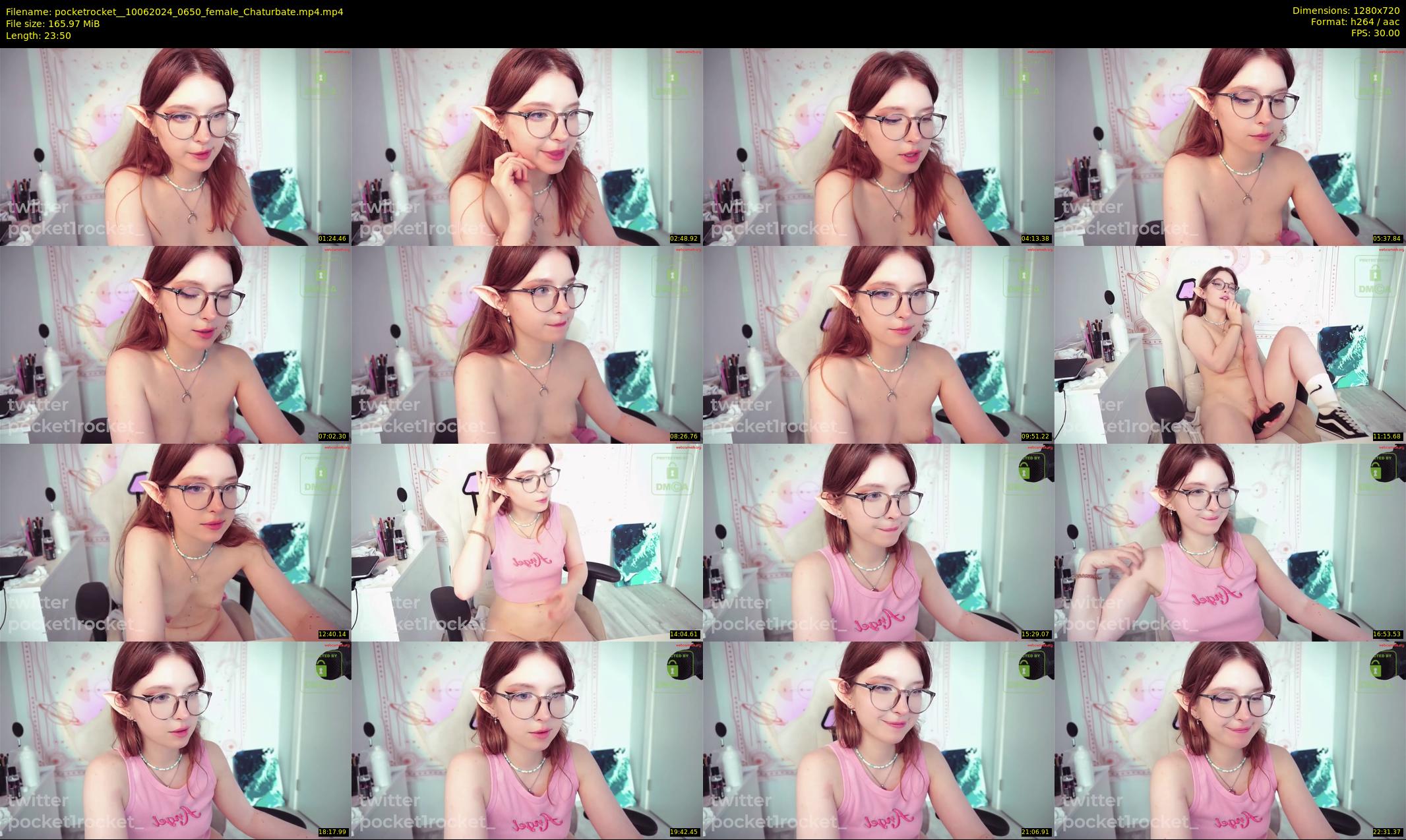 pocketrocket_ — 24 minute Chaturbate female cam show recording, 720p, Jun 10, 2024