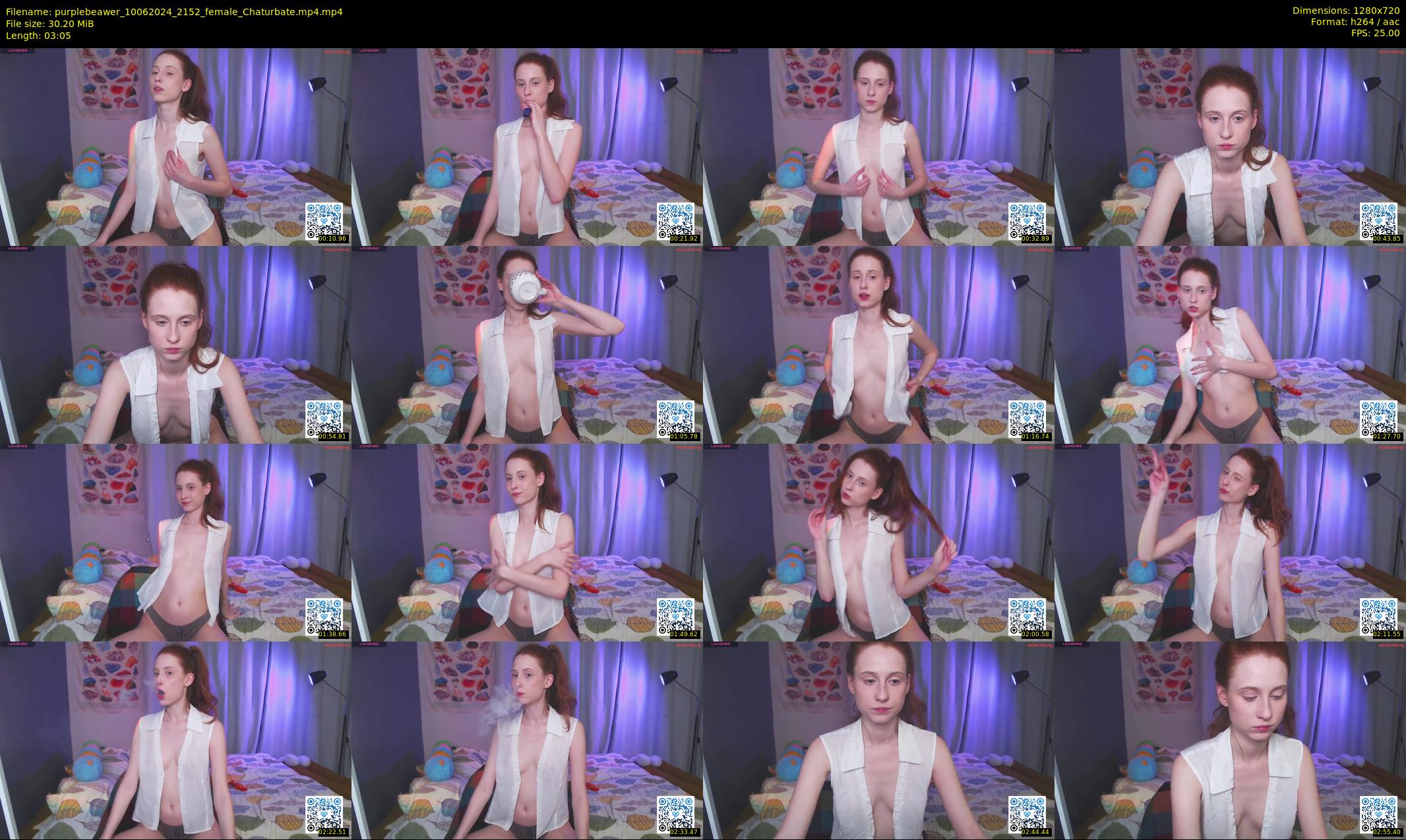 purplebeawer — 4 minute Chaturbate female cam show recording, 720p, Jun 10, 2024
