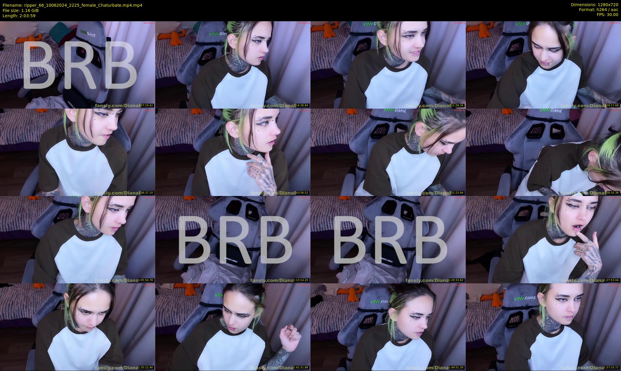 ripper_66 — 124 minute Chaturbate female cam show recording, 720p, Jun 10, 2024