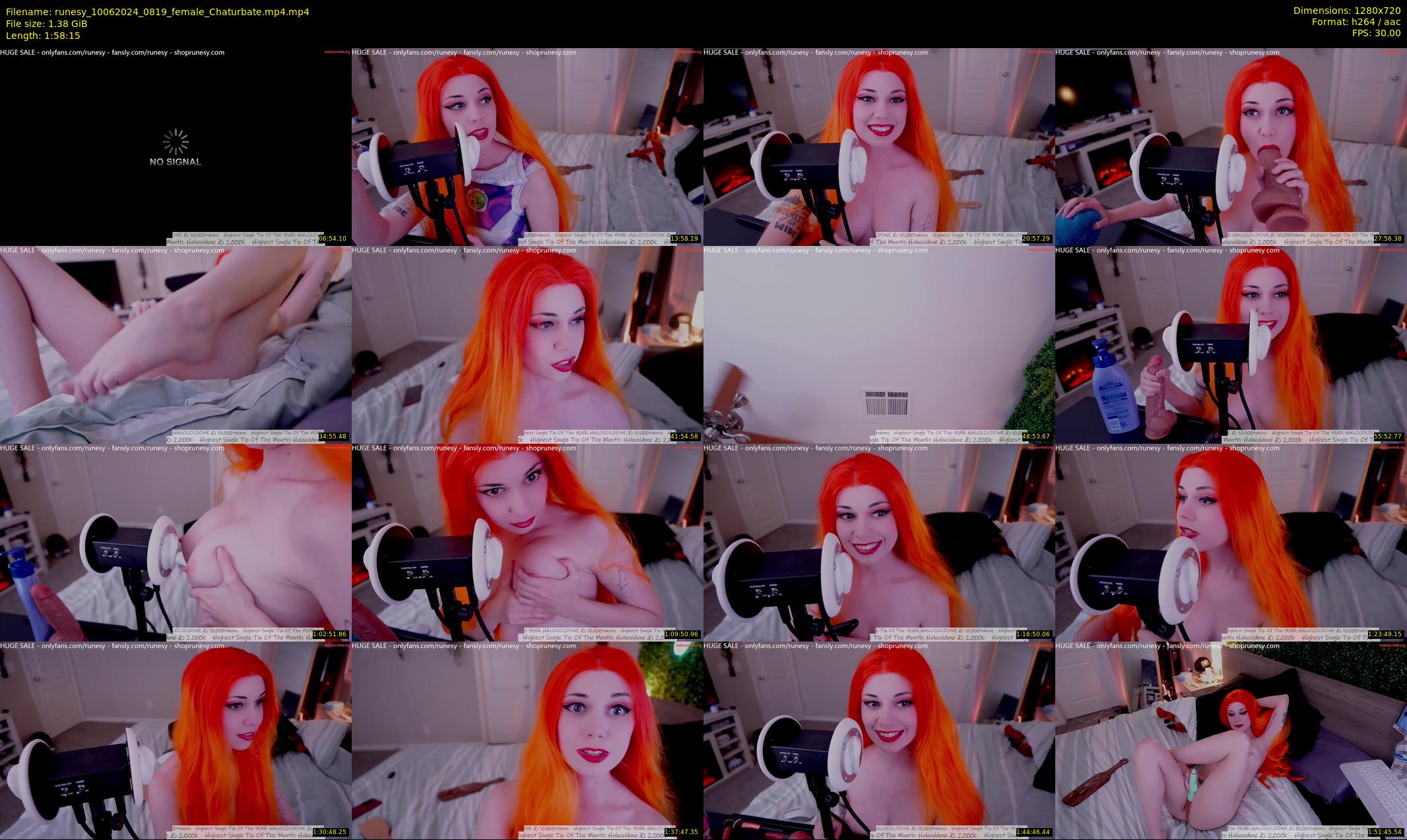 runesy — 119 minute Chaturbate female cam show recording, 720p, Jun 10, 2024