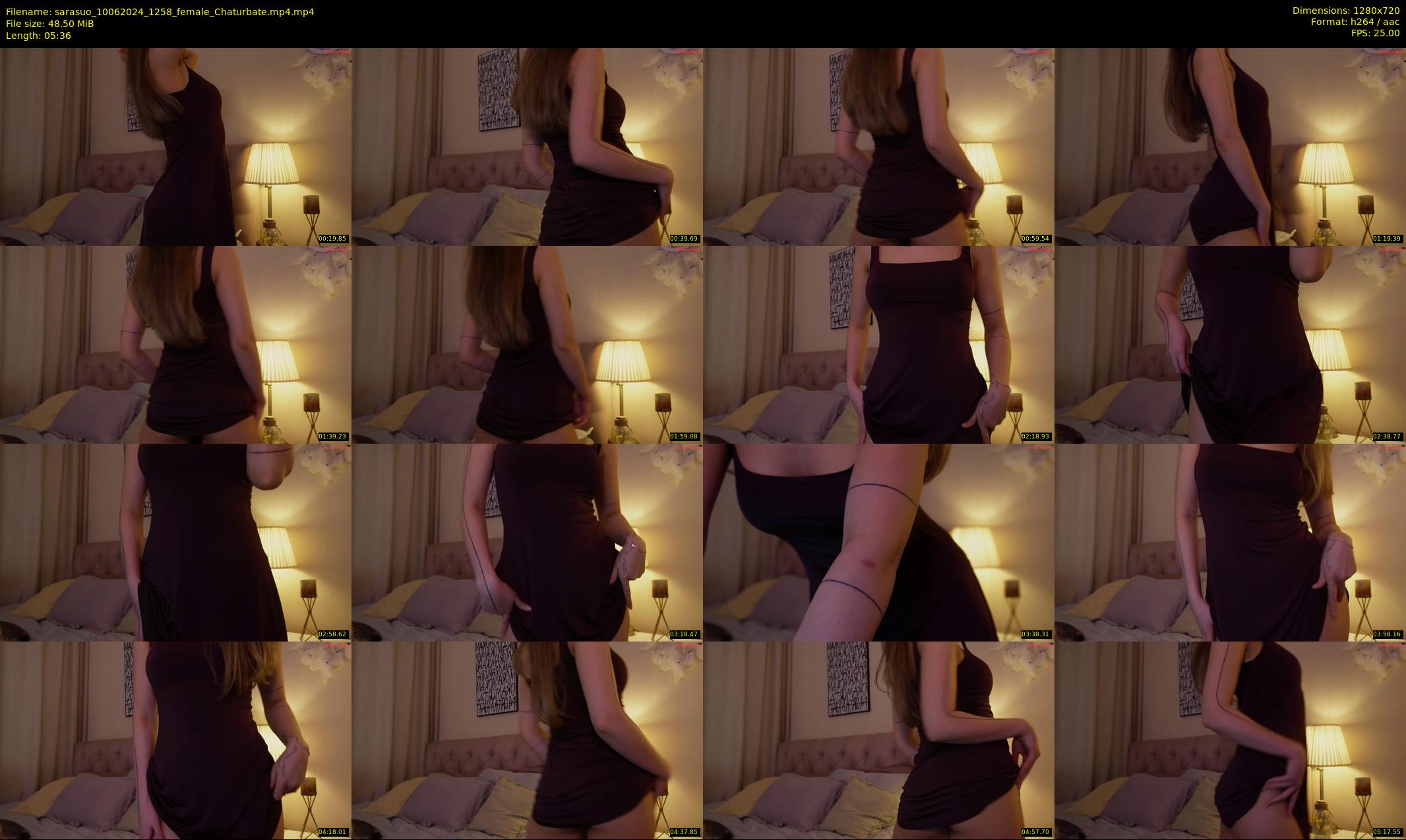 sarasuo — 6 minute Chaturbate female cam show recording, 720p, Jun 10, 2024