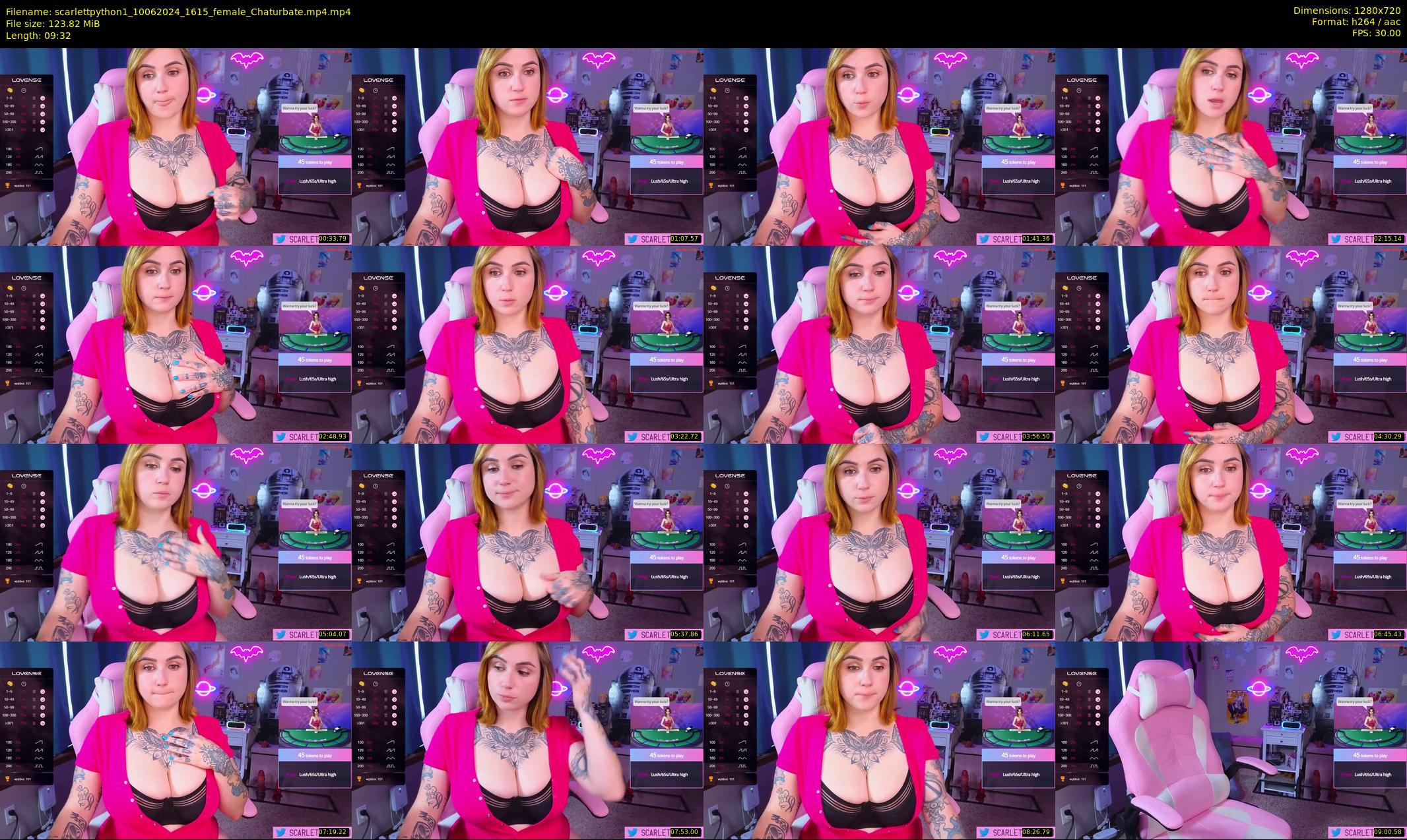 scarlettpython1 — 10 minute Chaturbate female cam show recording, 720p, Jun 10, 2024