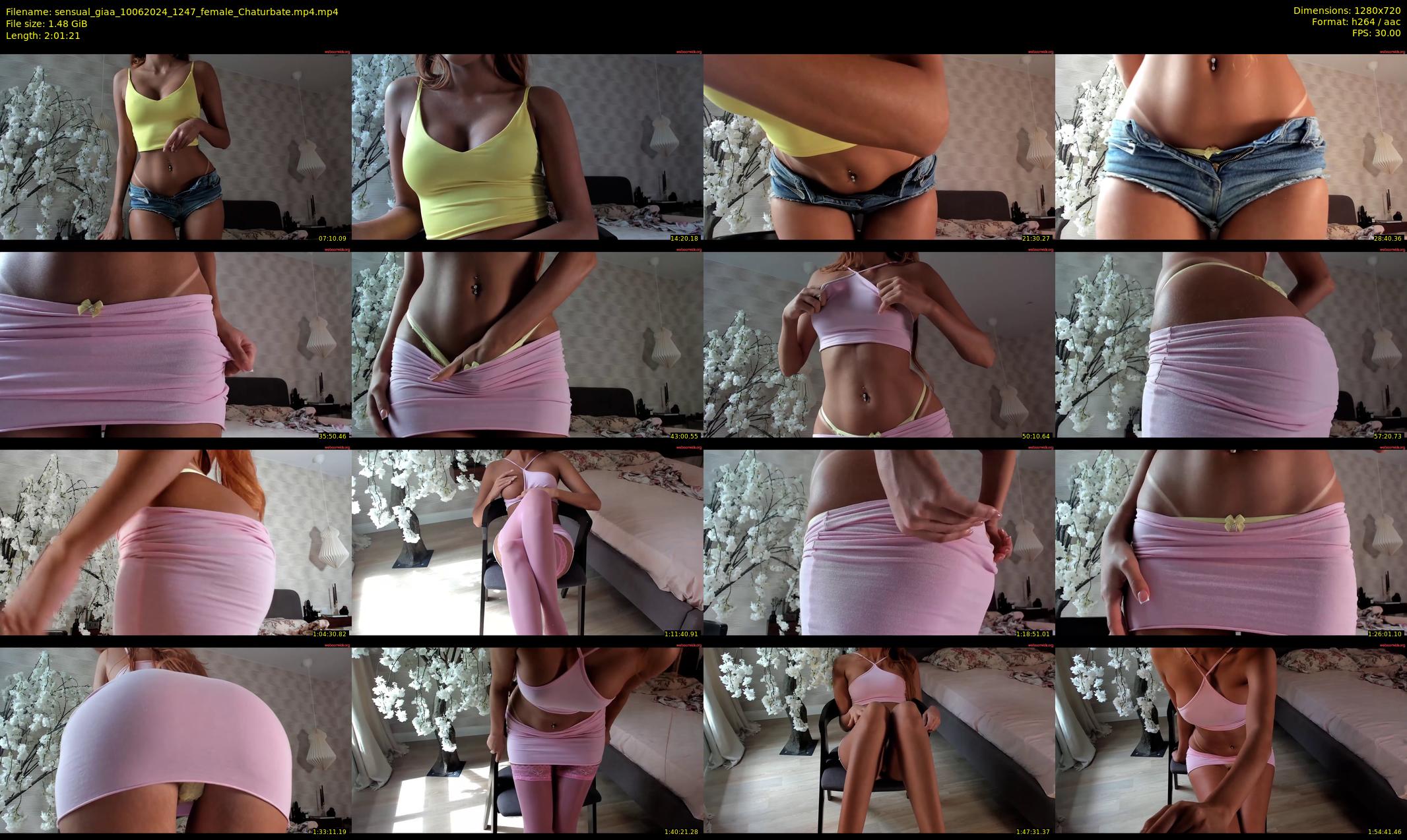 sensual_giaa — 122 minute Chaturbate female cam show recording, 720p, Jun 10, 2024