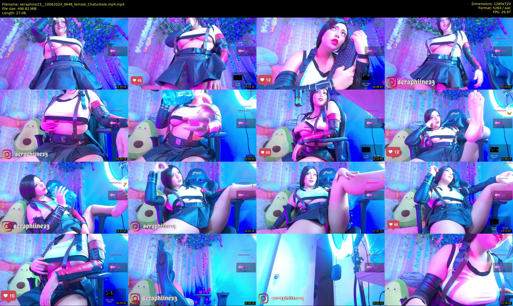 seraphine23_ — 28 minute Chaturbate female cam show recording, 720p, Jun 10, 2024