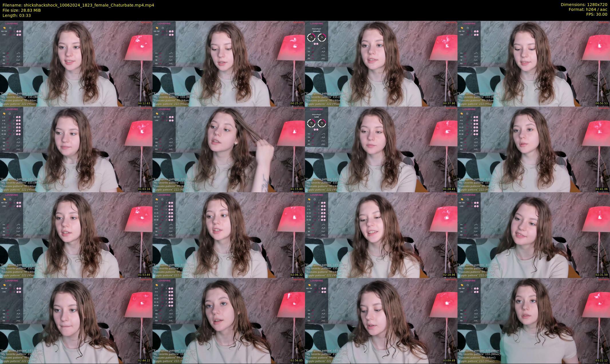 shickshackshock — 4 minute Chaturbate female cam show recording, 720p, Jun 10, 2024