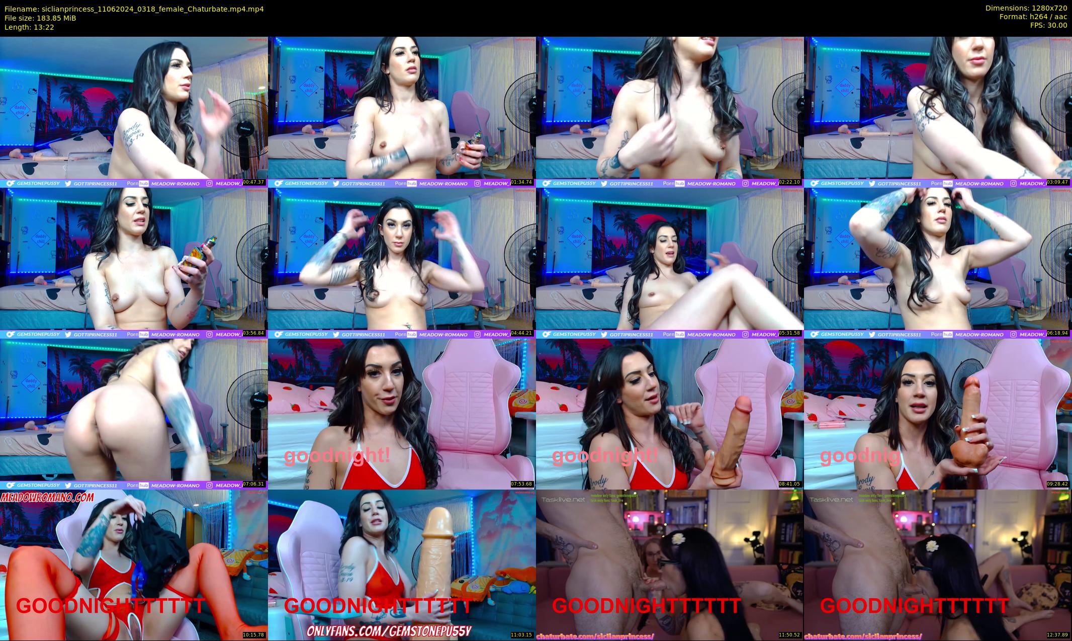 siclianprincess — 14 minute Chaturbate couple cam show recording, 720p, Jun 11, 2024