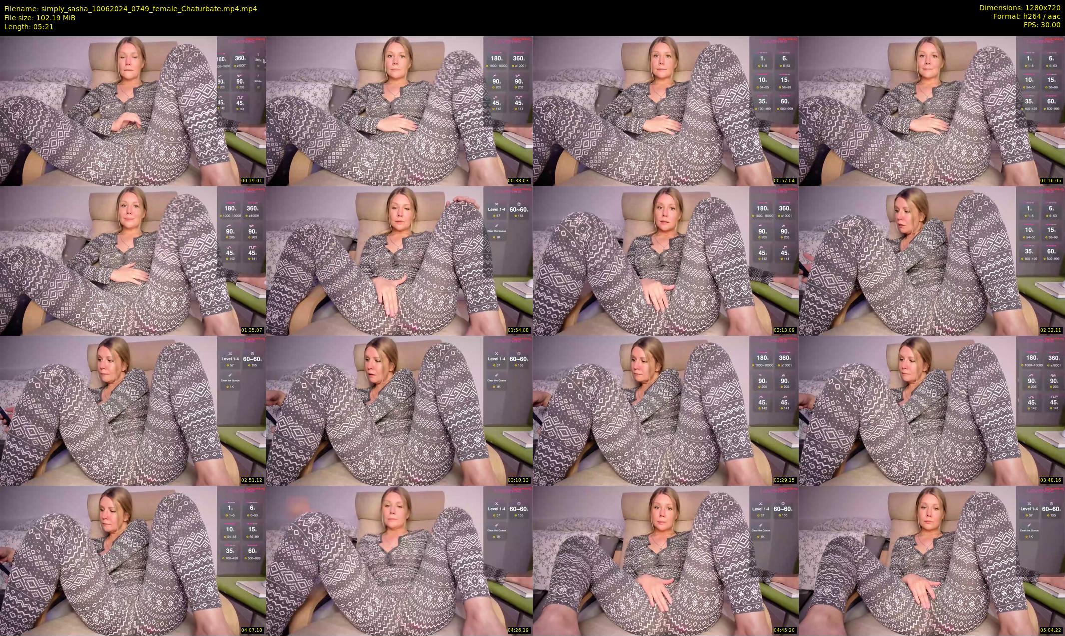 simply_sasha — 6 minute Chaturbate female cam show recording, 720p, Jun 10, 2024