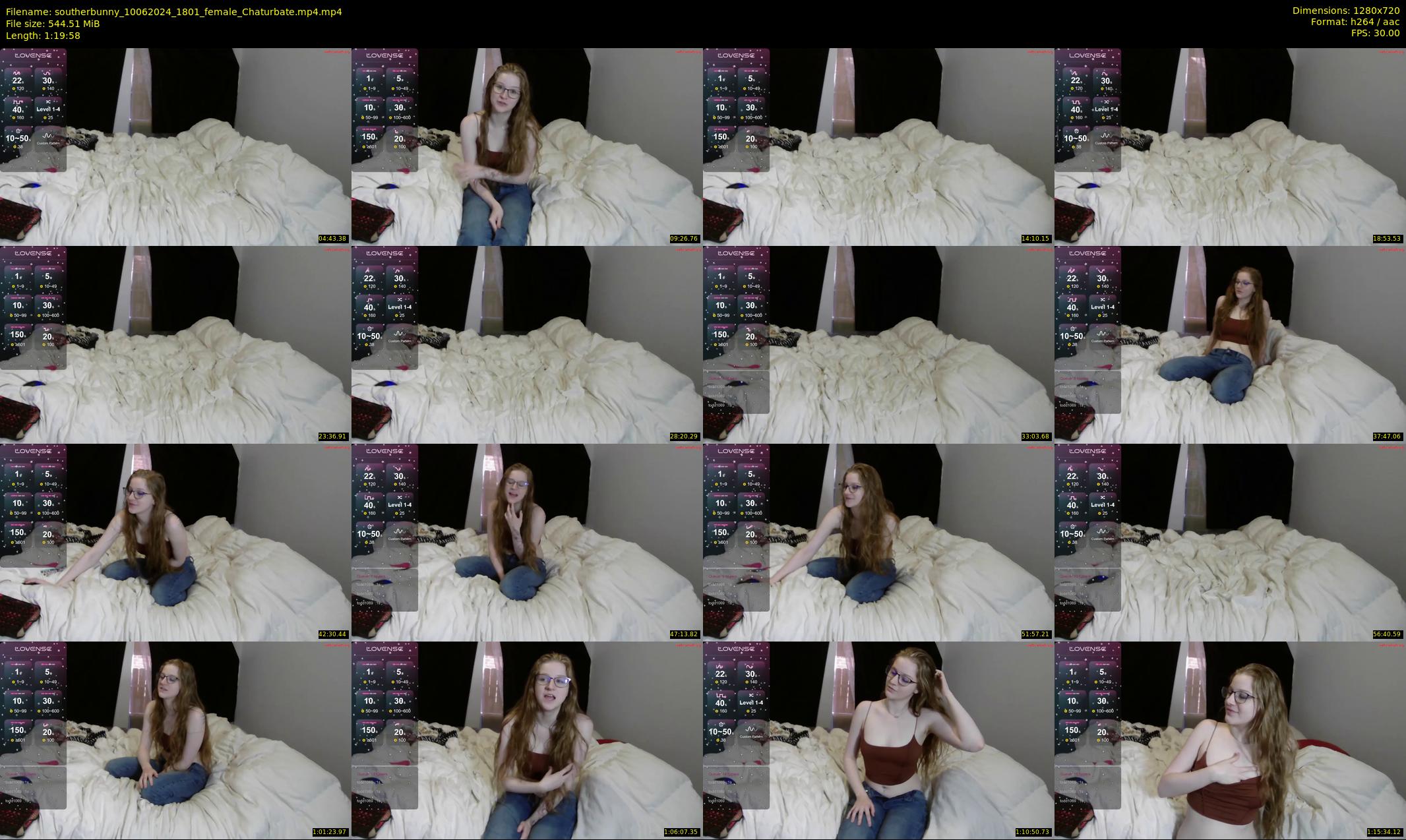 southerbunny — 80 minute Chaturbate female cam show recording, 720p, Jun 10, 2024