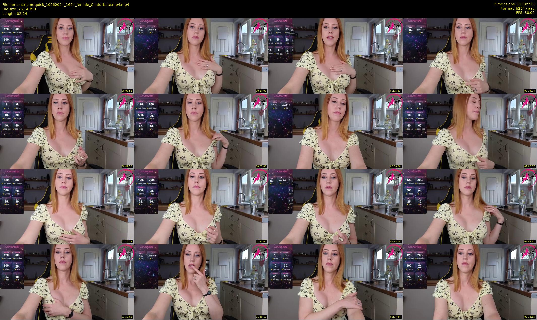 stripmequick — 3 minute Chaturbate female cam show recording, 720p, Jun 10, 2024