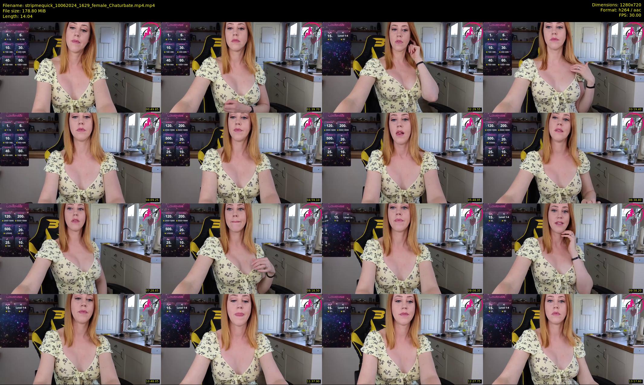 stripmequick — 15 minute Chaturbate female cam show recording, 720p, Jun 10, 2024