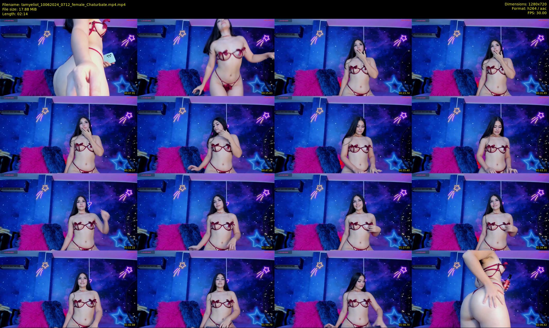 tamyeliot — 3 minute Chaturbate female cam show recording, 720p, Jun 10, 2024