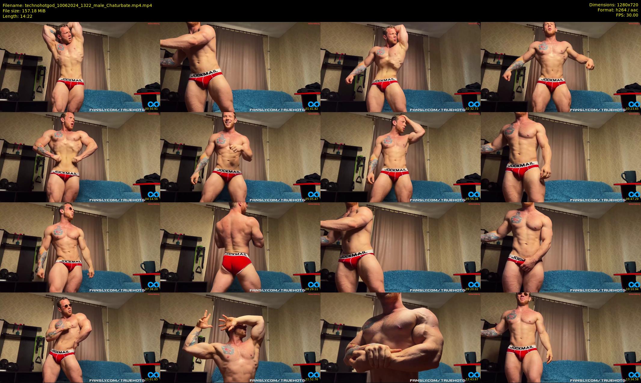 technohotgod — 15 minute Chaturbate male cam show recording, 720p, Jun 10, 2024