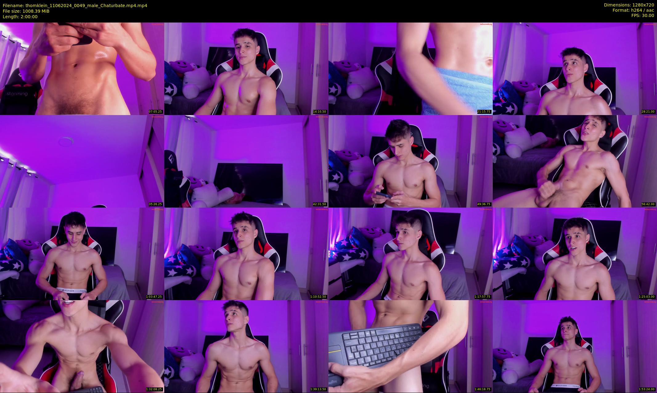 thomklein — 120 minute Chaturbate male cam show recording, 720p, Jun 11, 2024